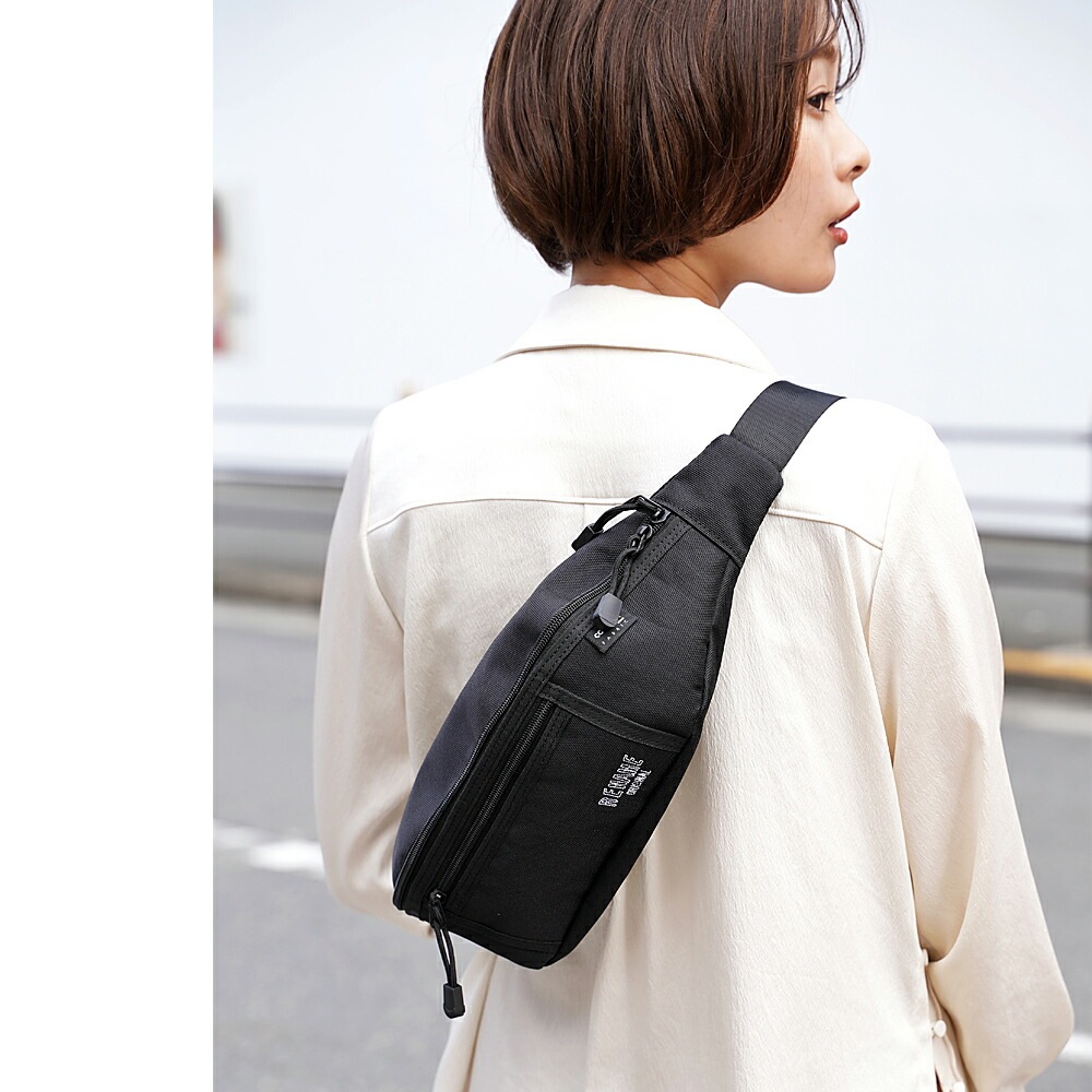 Rename CORDURA 刺繍 ロゴ ウエストバッグ