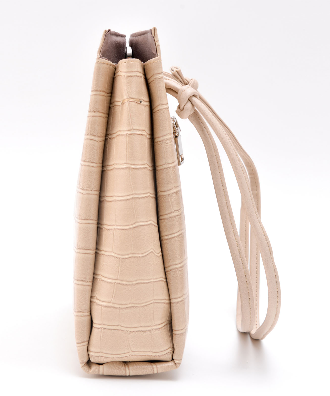 Rename フェイクレザー クロコ柄ベロ―バッグ