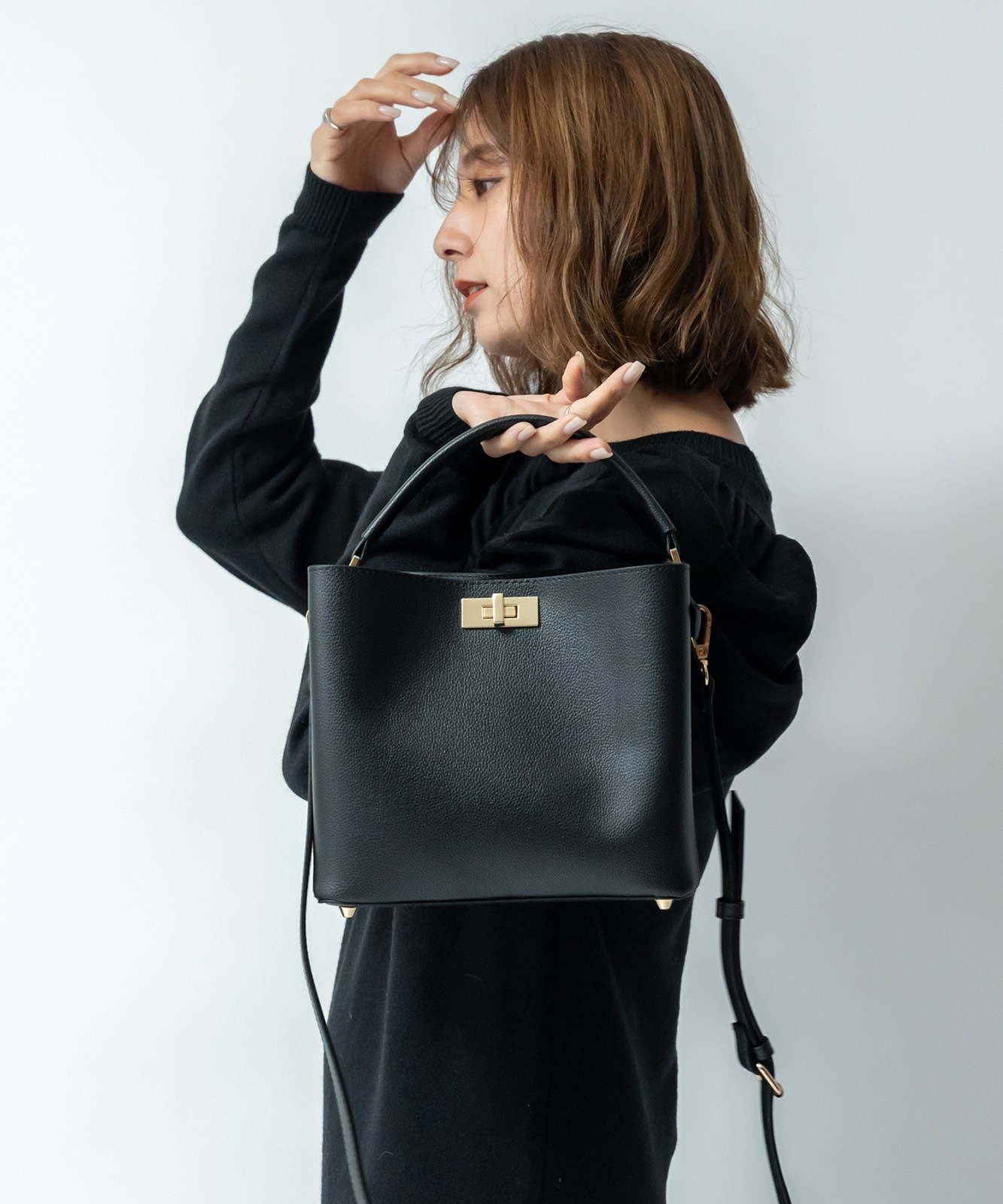 【 Rename 】 ワンハンドル 2way ハンドバッグ ショルダーバッグ レディース おしゃれ 高見え 上品 通勤 カジュアル 大人 女性 学生 RHG23045