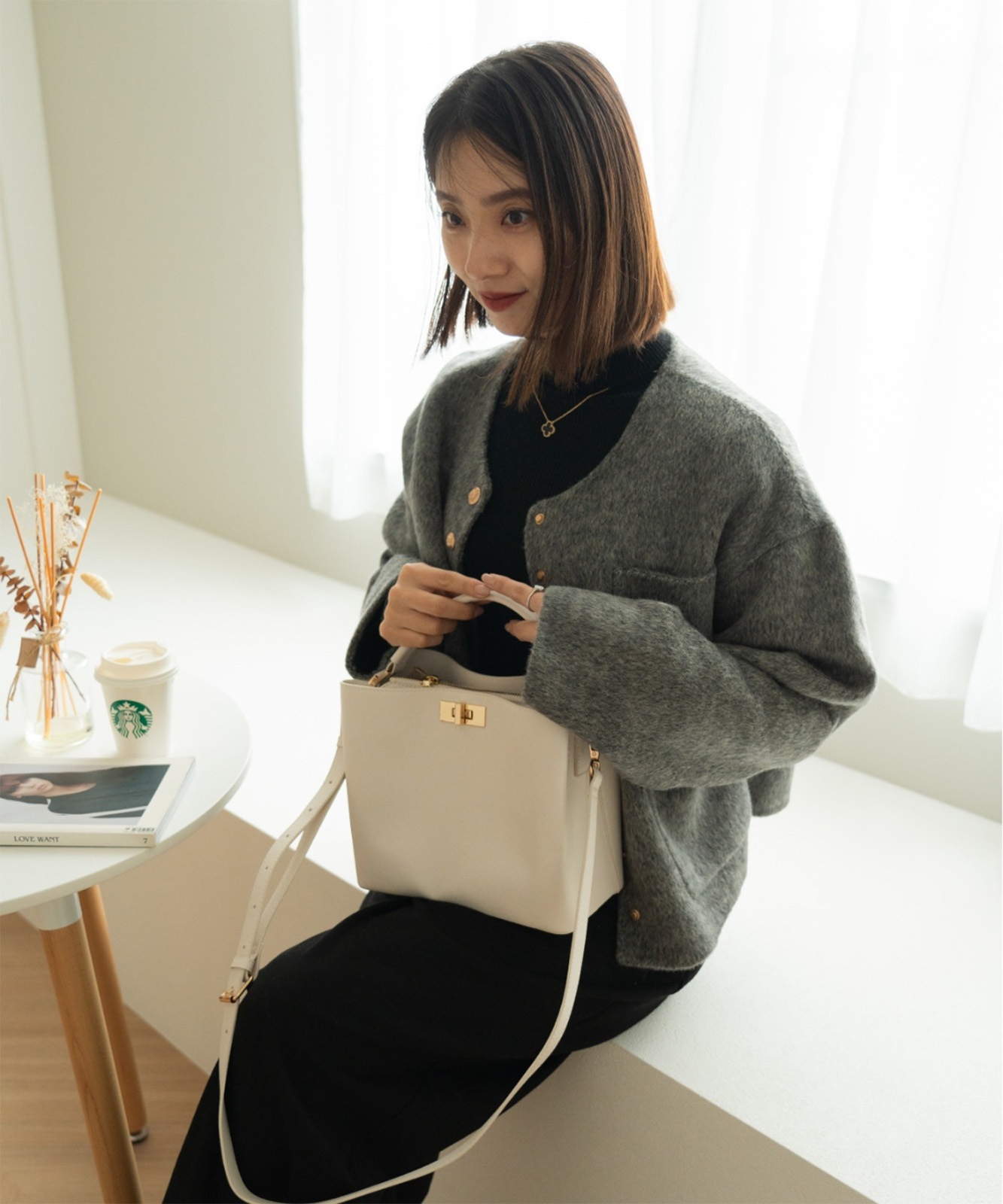 【 Rename 】 ワンハンドル 2way ハンドバッグ ショルダーバッグ レディース おしゃれ 高見え 上品 通勤 カジュアル 大人 女性 学生 RHG23045