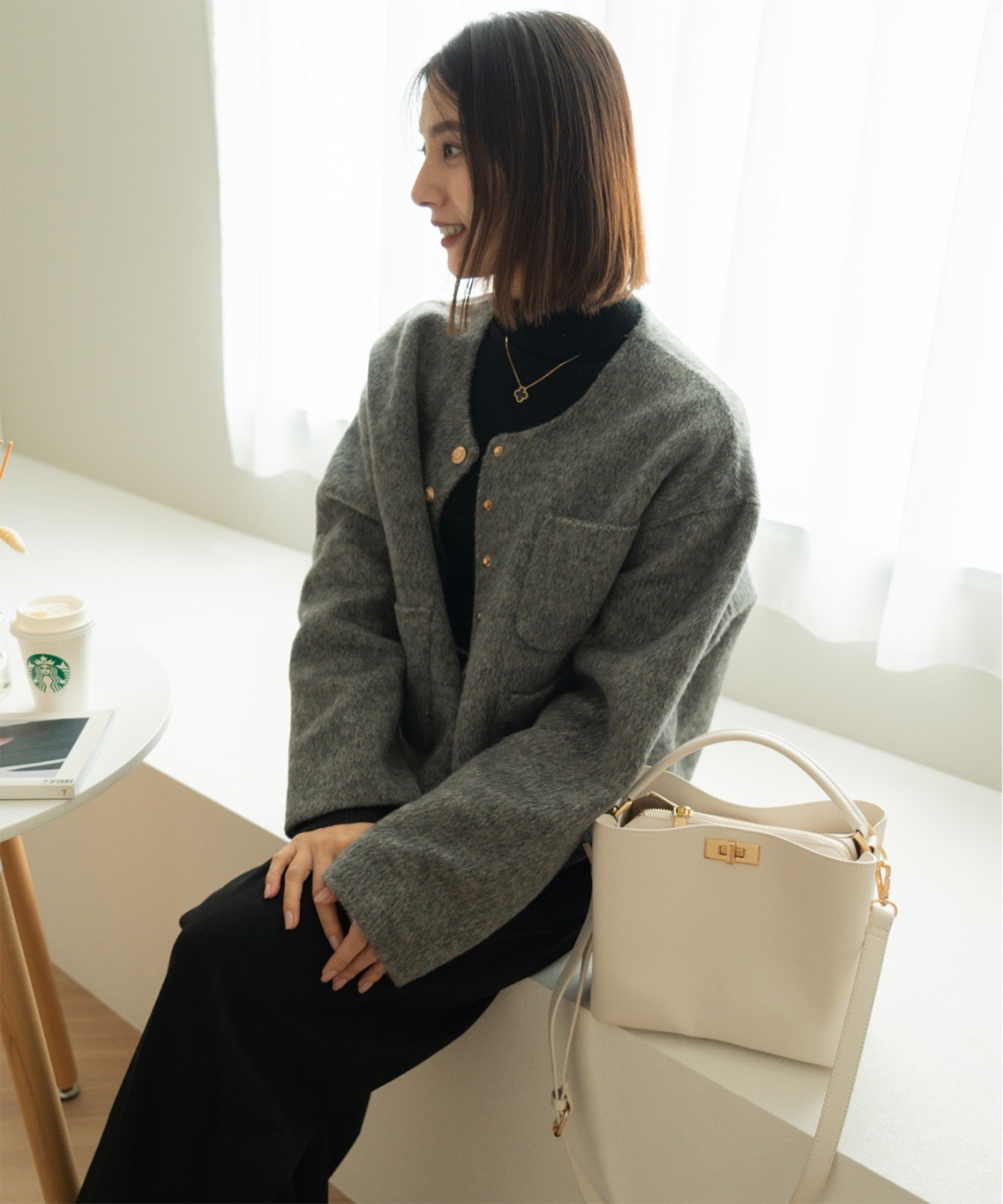 【 Rename 】 ワンハンドル 2way ハンドバッグ ショルダーバッグ レディース おしゃれ 高見え 上品 通勤 カジュアル 大人 女性 学生 RHG23045