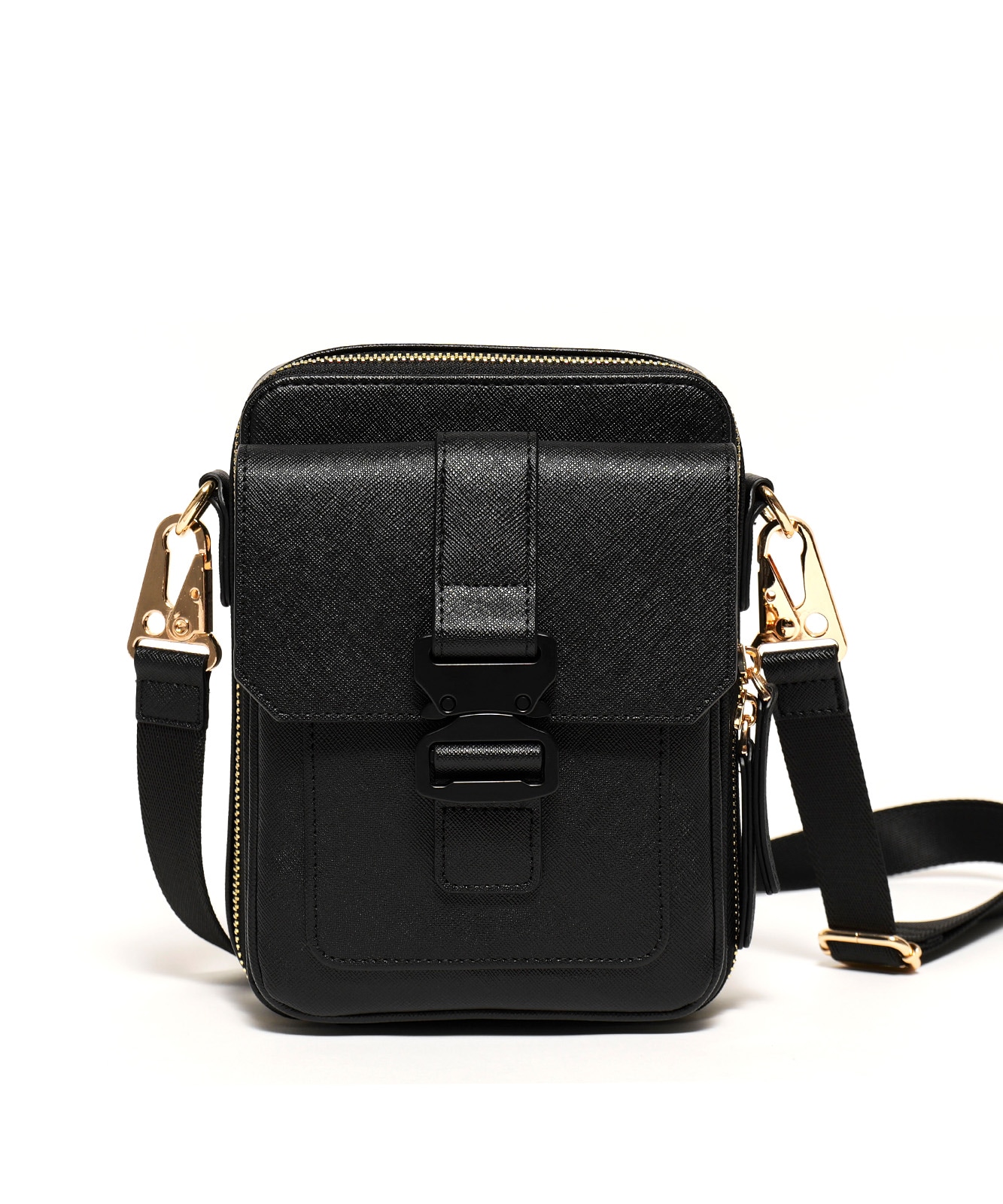 【初回分完売につき2月中旬発送】【DEVICE × GOUKIコラボ】ゴールドカラーバックル ショルダーバッグ DSG25072