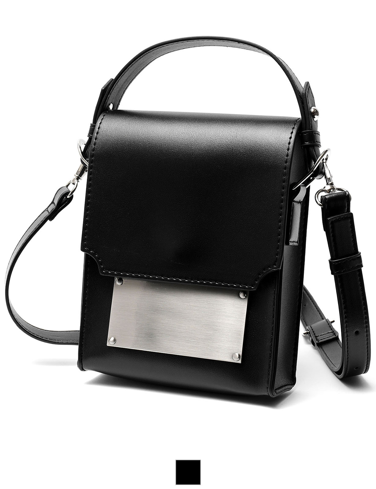 【DEVICE × 犬飼京コラボ】metal plate 2way shoulder bag/メタルプレート 2way ショルダーバッグ DSG24028