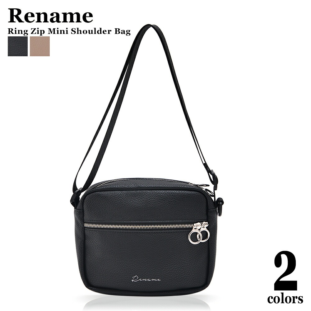 Rename リングジップ ミニショルダーバッグ