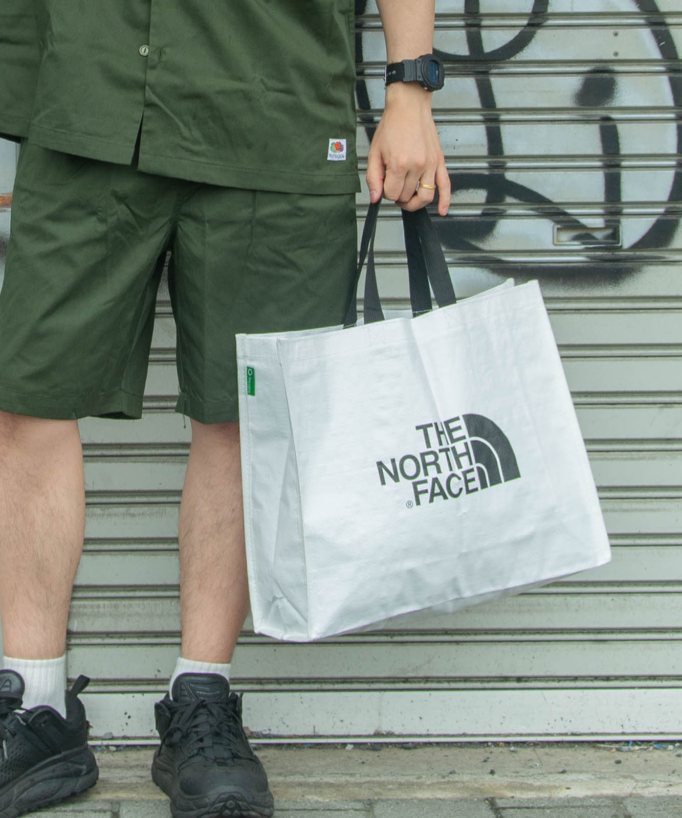 THE NORTH FACE WHITE LABEL ノースフェイス ホワイトレーベル ショッパーバッグ エコバッグ Mサイズ