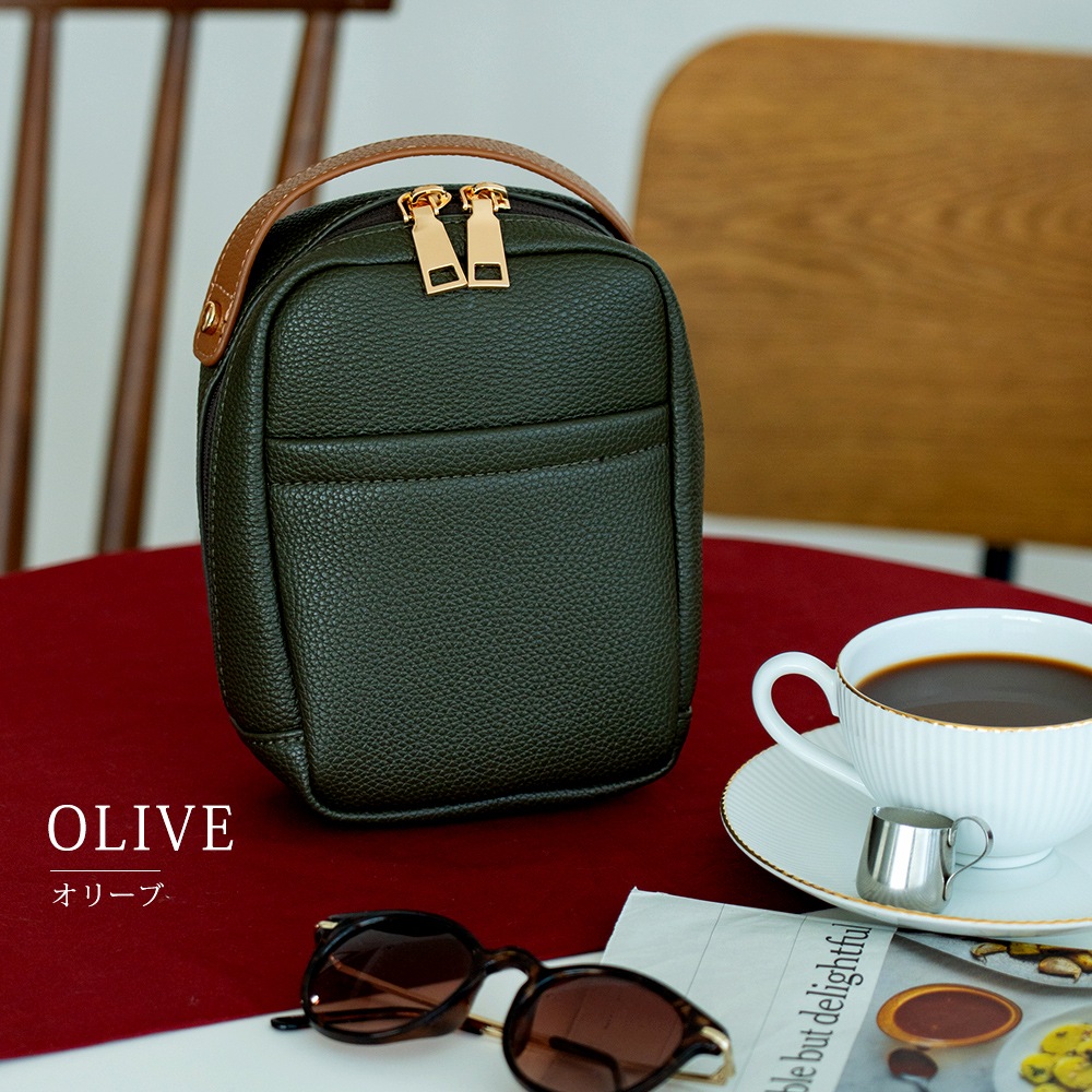 【 Rename 】 自立可能 メイクポーチ タテ型 自立 大容量 コンパクト 持ち手付き 取り外しポーチ 化粧ポーチ コスメポーチ 整理 RPG25029