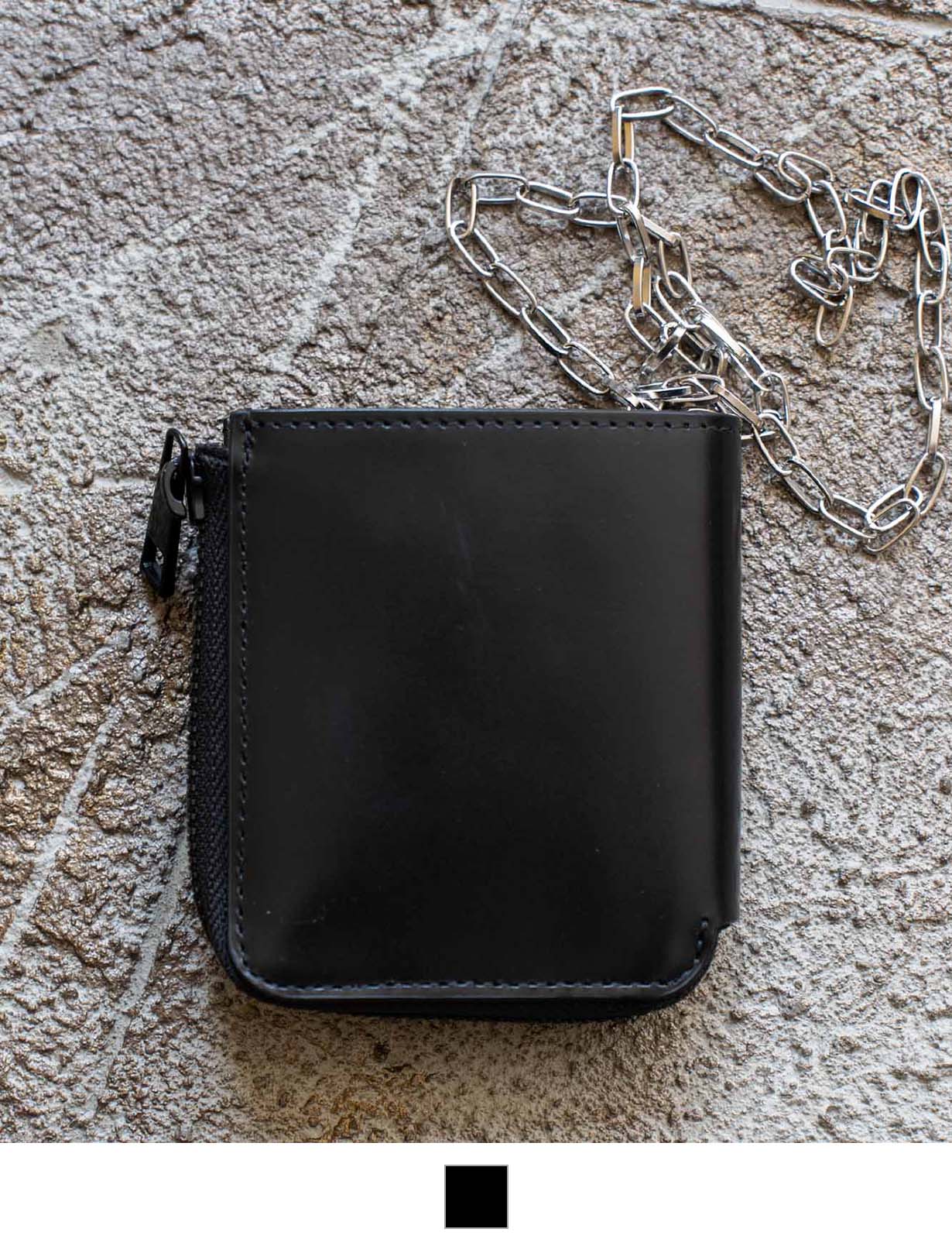 Rename グロッシーレザー モノクローム ウォレット