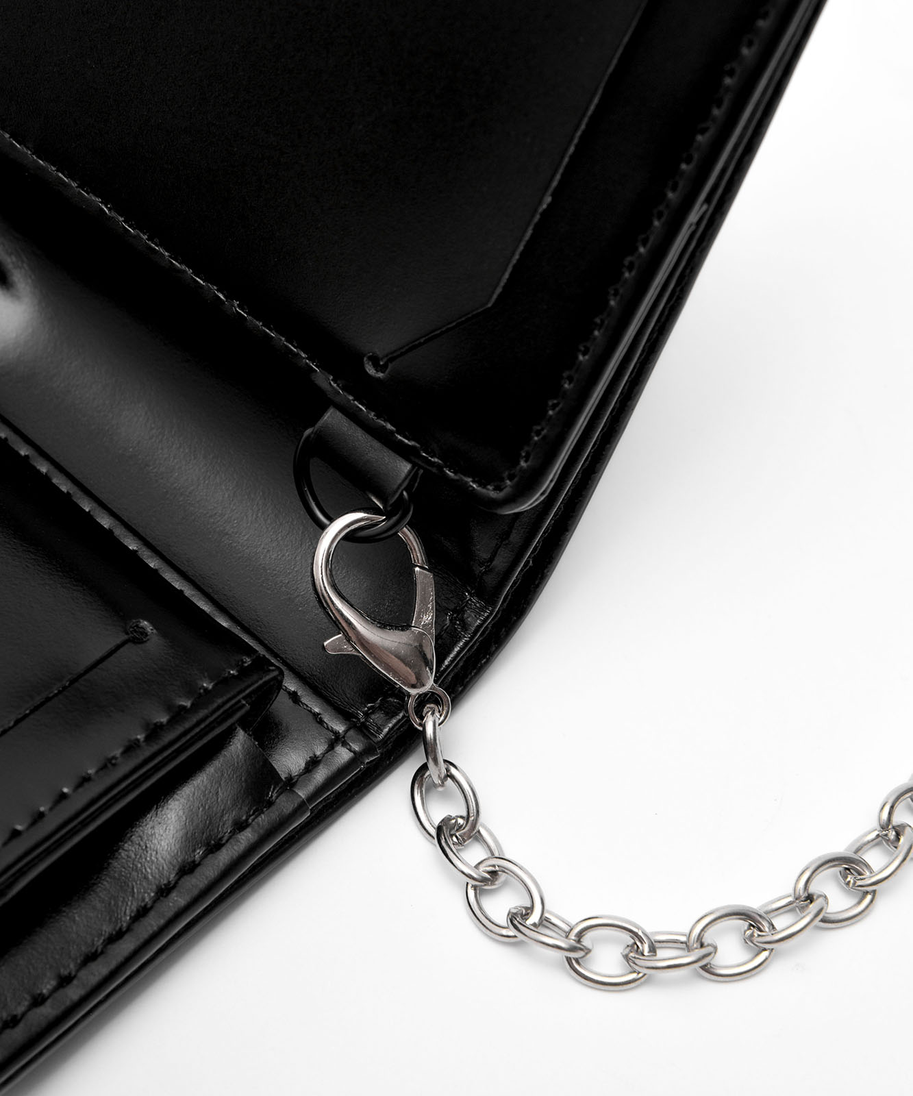 Rename グロッシーレザー モノクローム ウォレット