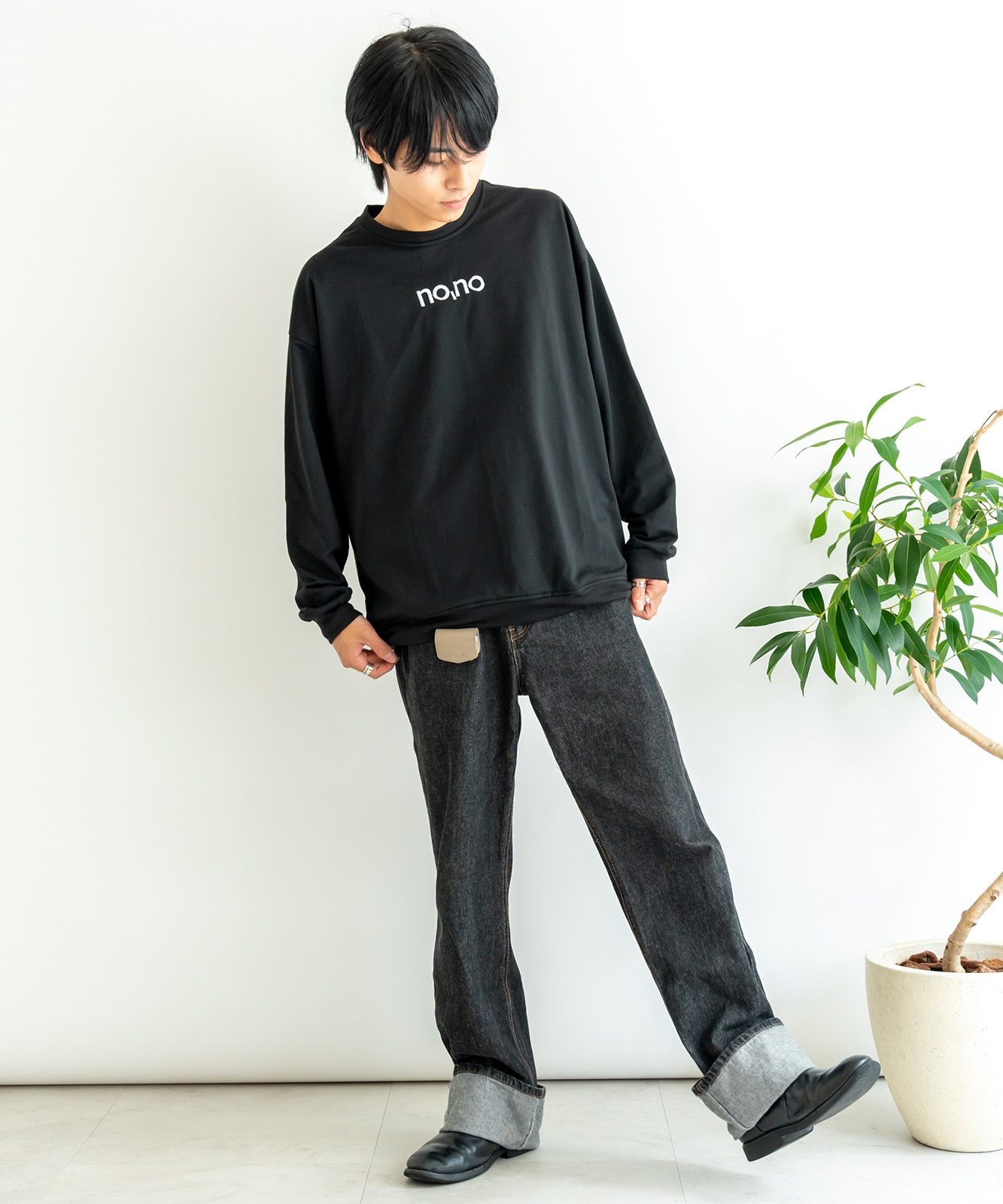 DEVICE select パロットグリーン スウェット トレーナー メンズ