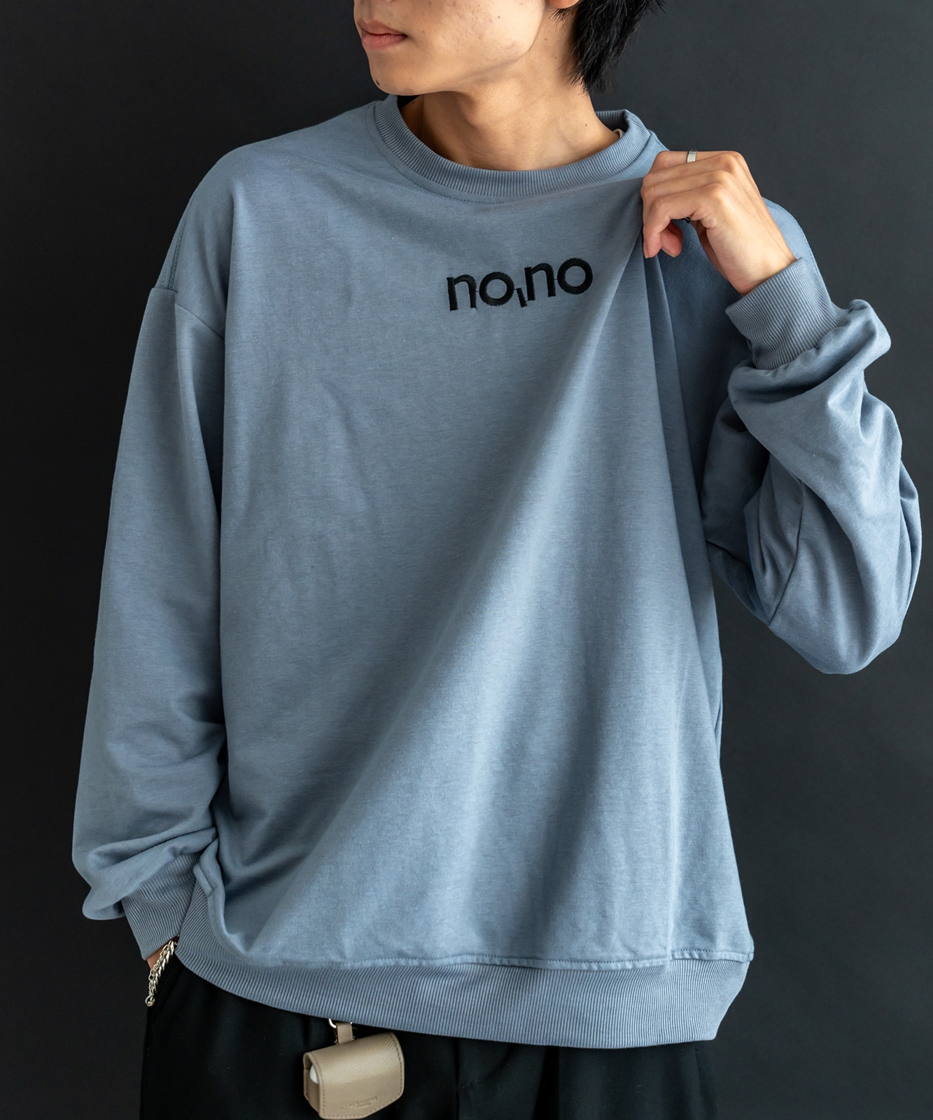 DEVICE select パロットグリーン スウェット トレーナー メンズ