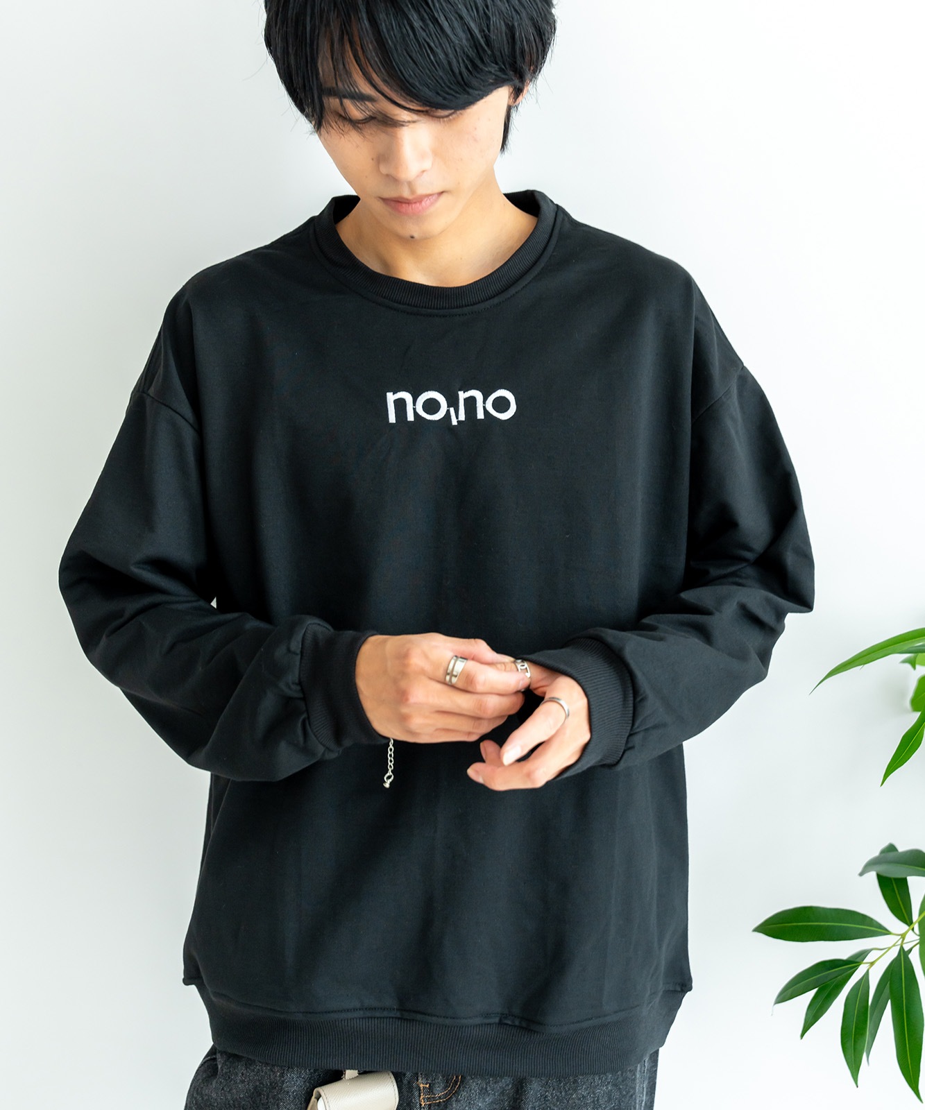 DEVICE select パロットグリーン スウェット トレーナー メンズ