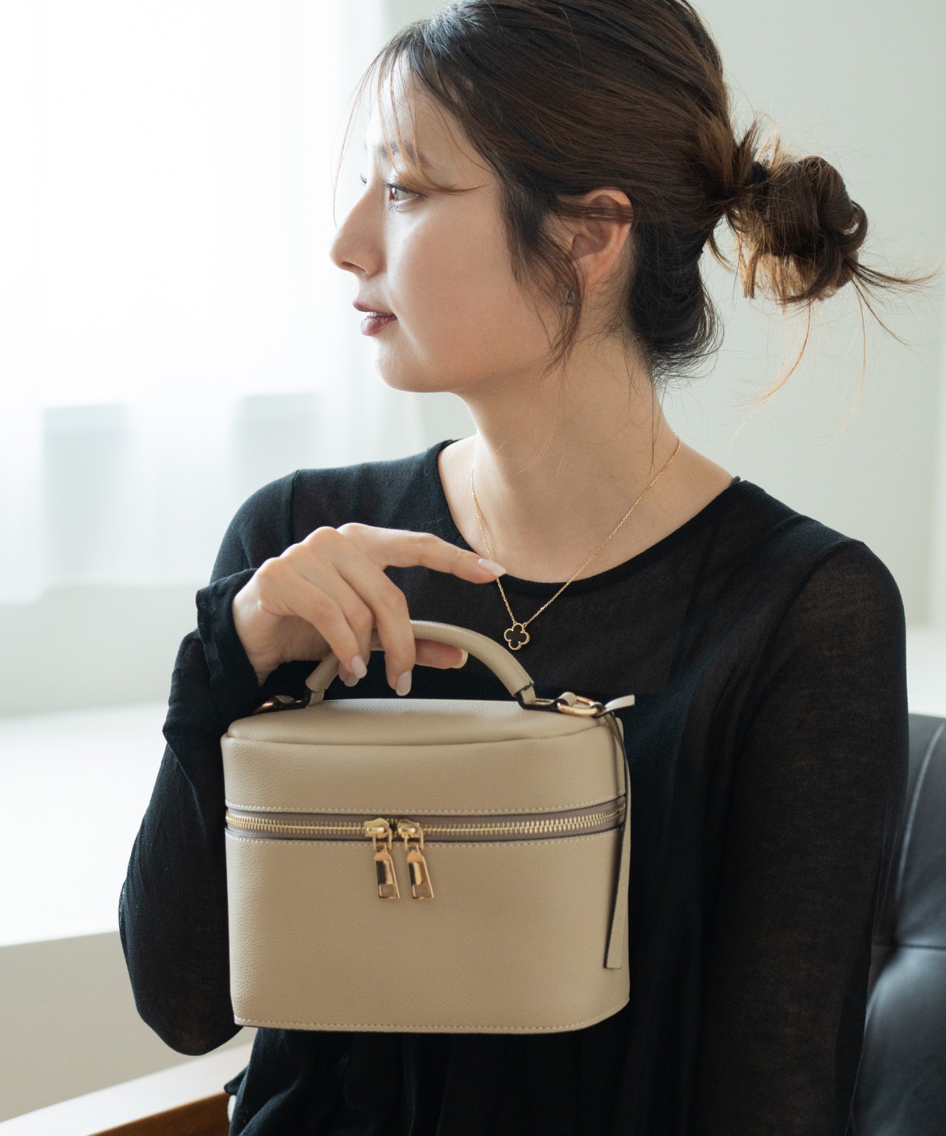 Rename 3way バニティバッグ