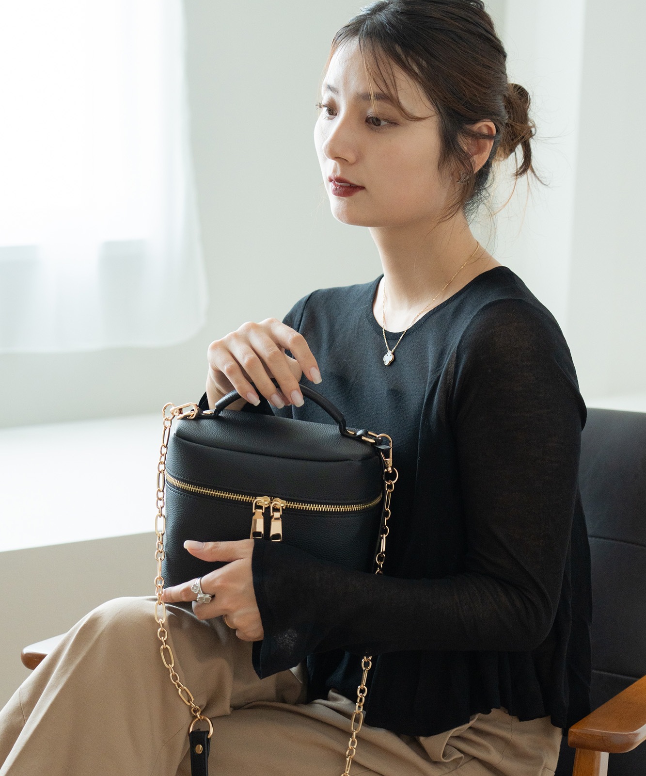 Rename 3way バニティバッグ 