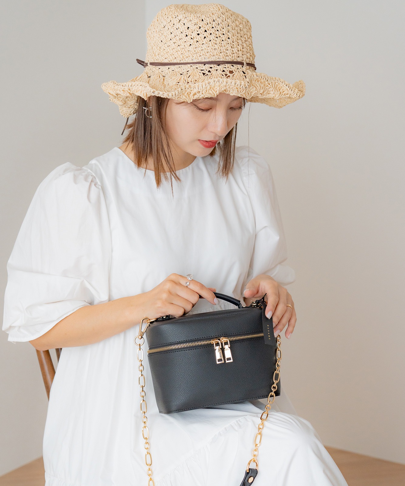 Rename 3way バニティバッグ