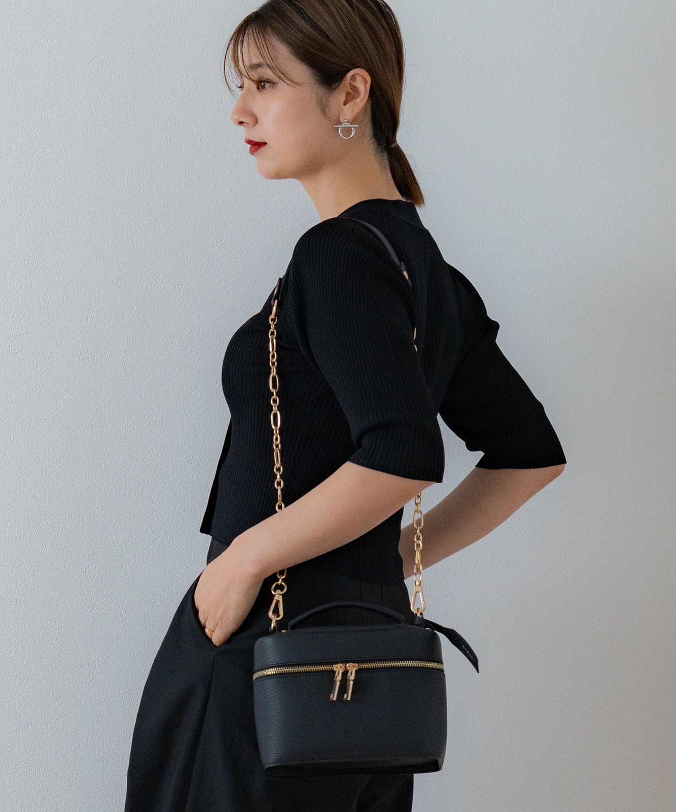 Rename 3way バニティバッグ 