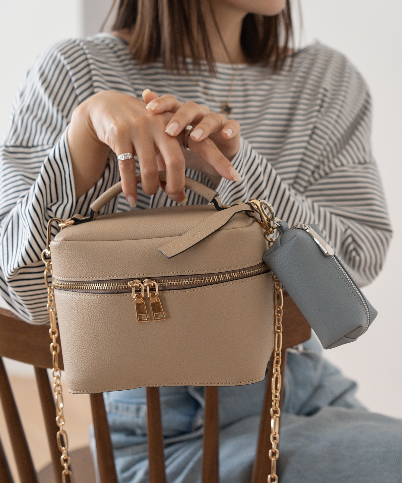 Rename 3way バニティバッグ 