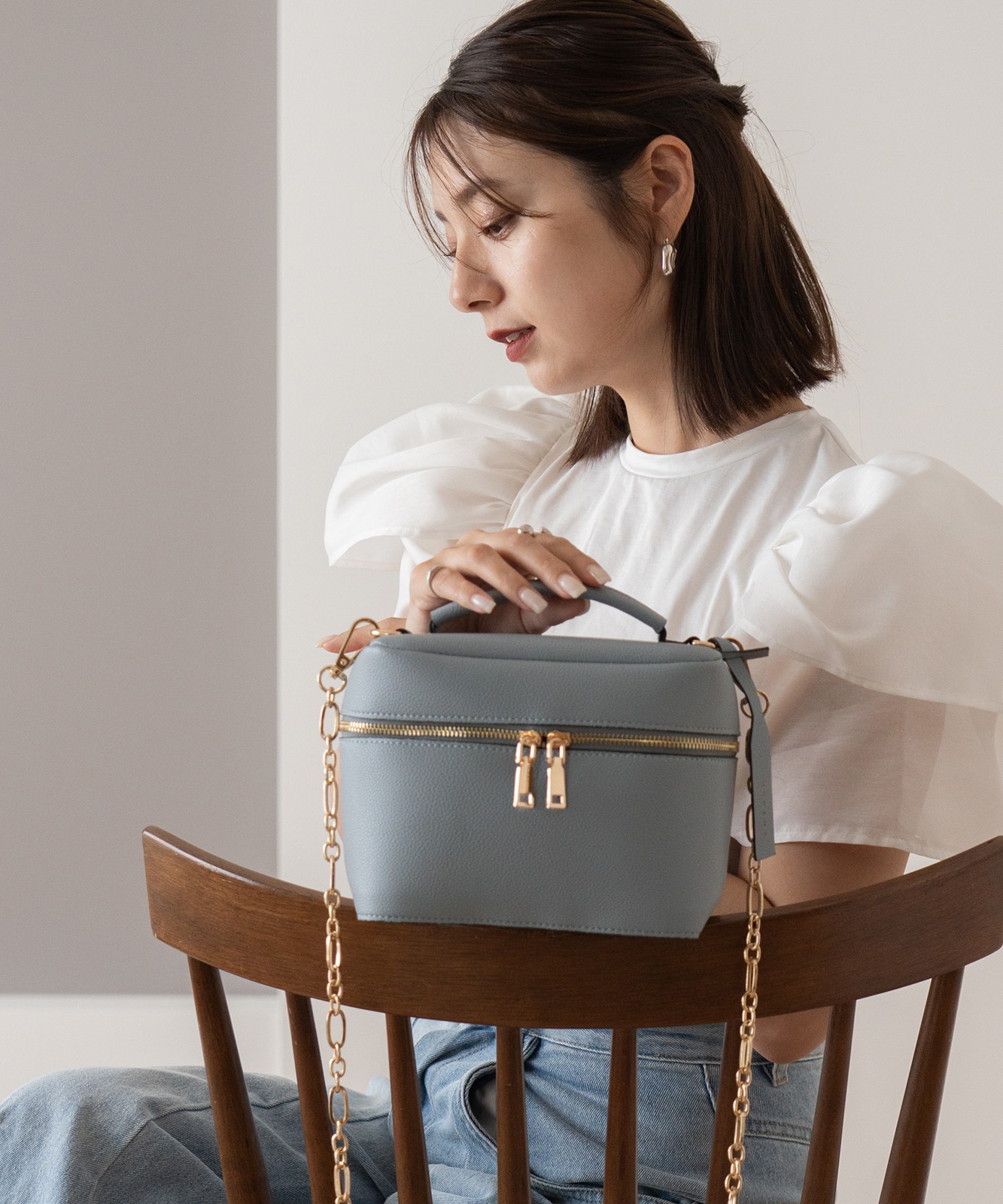 Rename 3way バニティバッグ 