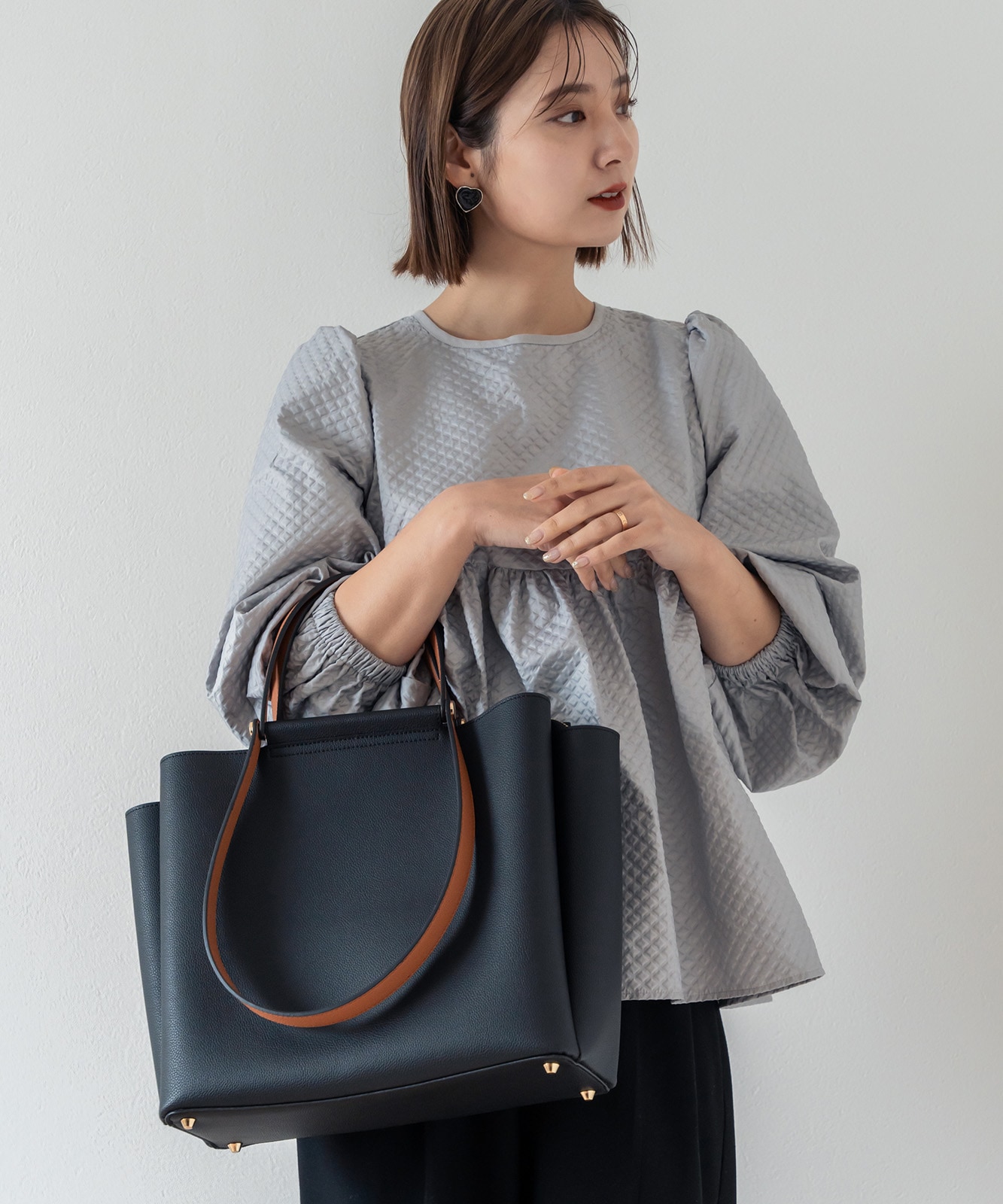 Rename 】 ダブルハンドル 2way トートバッグ レディース ブランド