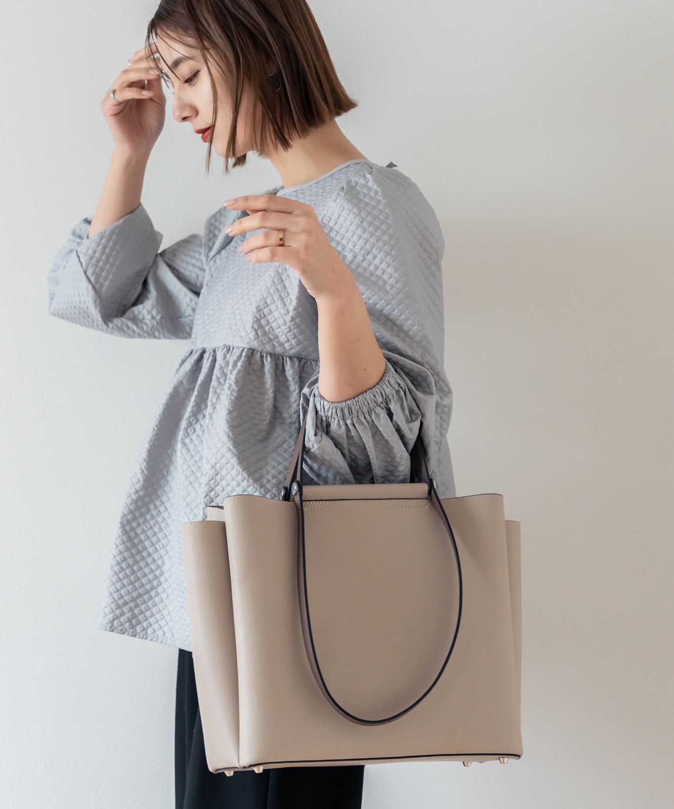 Rename 】 ダブルハンドル 2way トートバッグ レディース ブランド