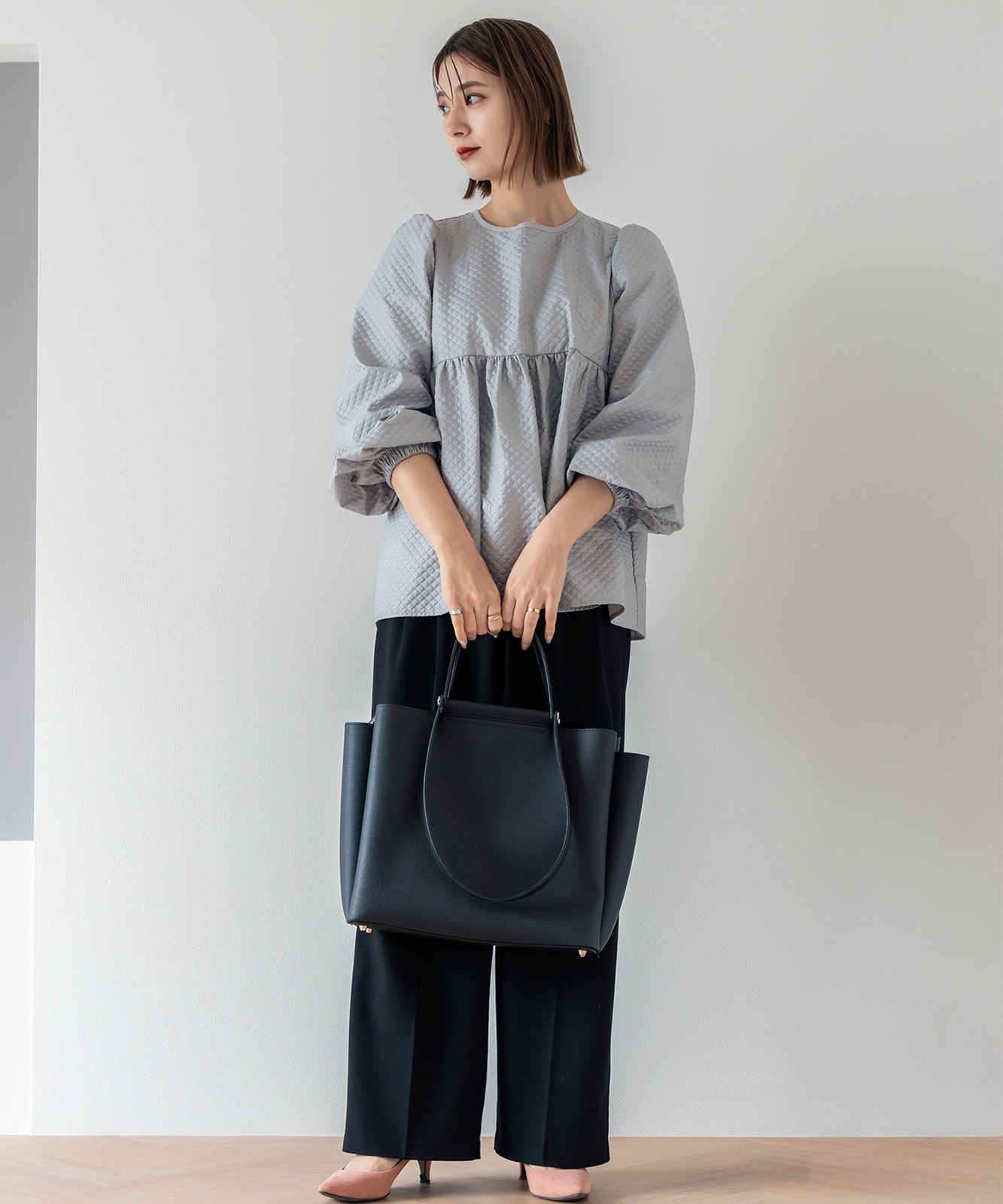 【 Rename 】 ダブルハンドル 2way トートバッグ レディース ブランド おしゃれ 通勤 ビジネス 学生 ママ 旅行 カジュアル きれいめ オフィスカジュアル RTG24046