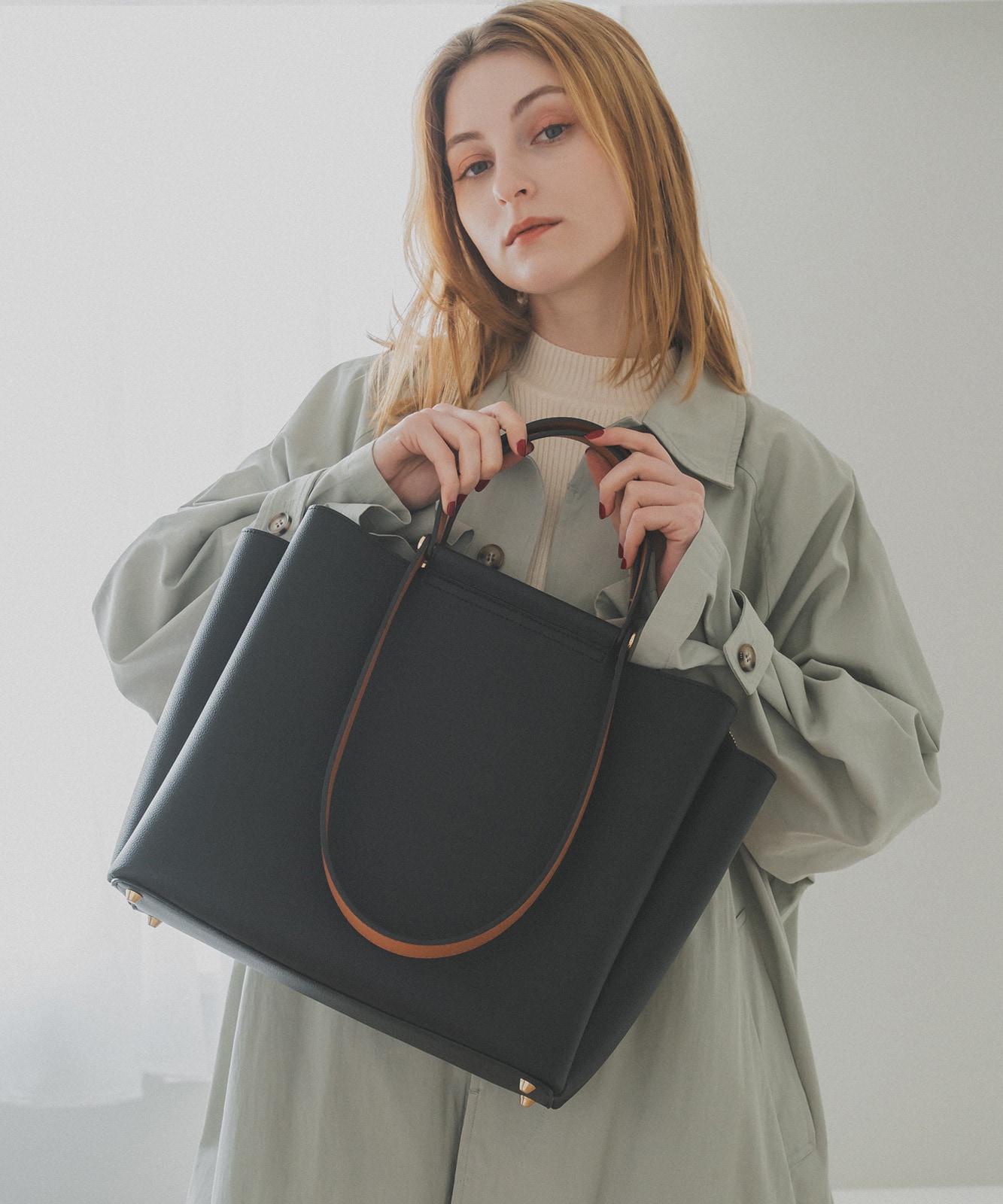 Rename 】 ダブルハンドル 2way トートバッグ レディース ブランド