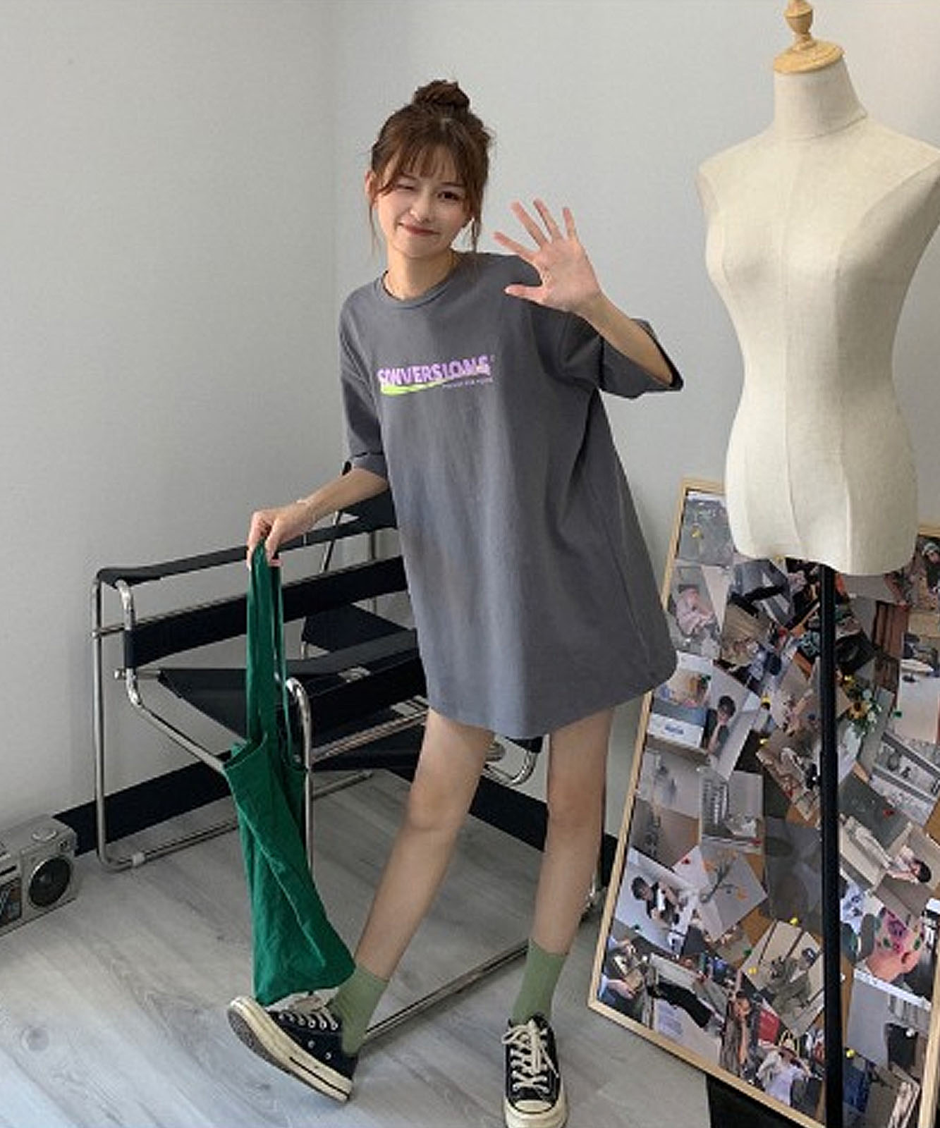 DEVICE select シックデザイン ヒップホップ プリント Tシャツ メンズ レディース