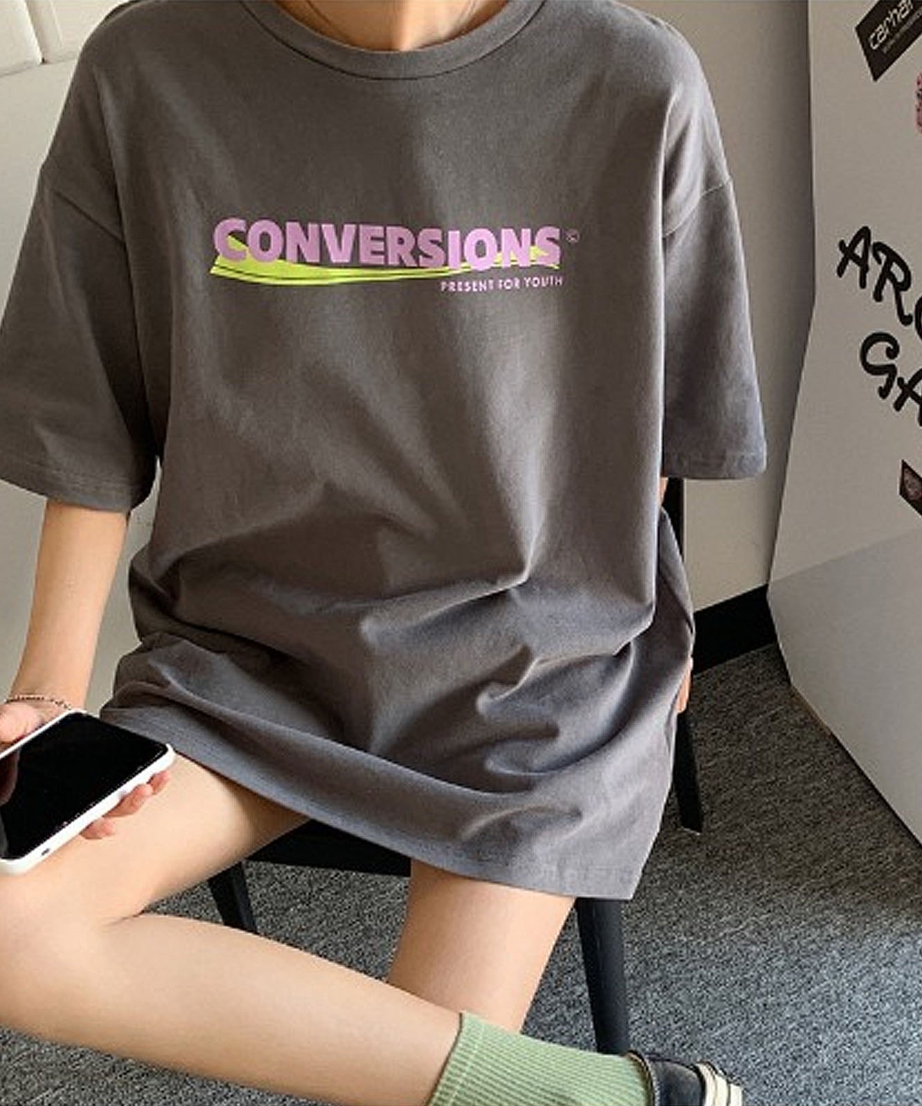 DEVICE select シックデザイン ヒップホップ プリント Tシャツ メンズ レディース