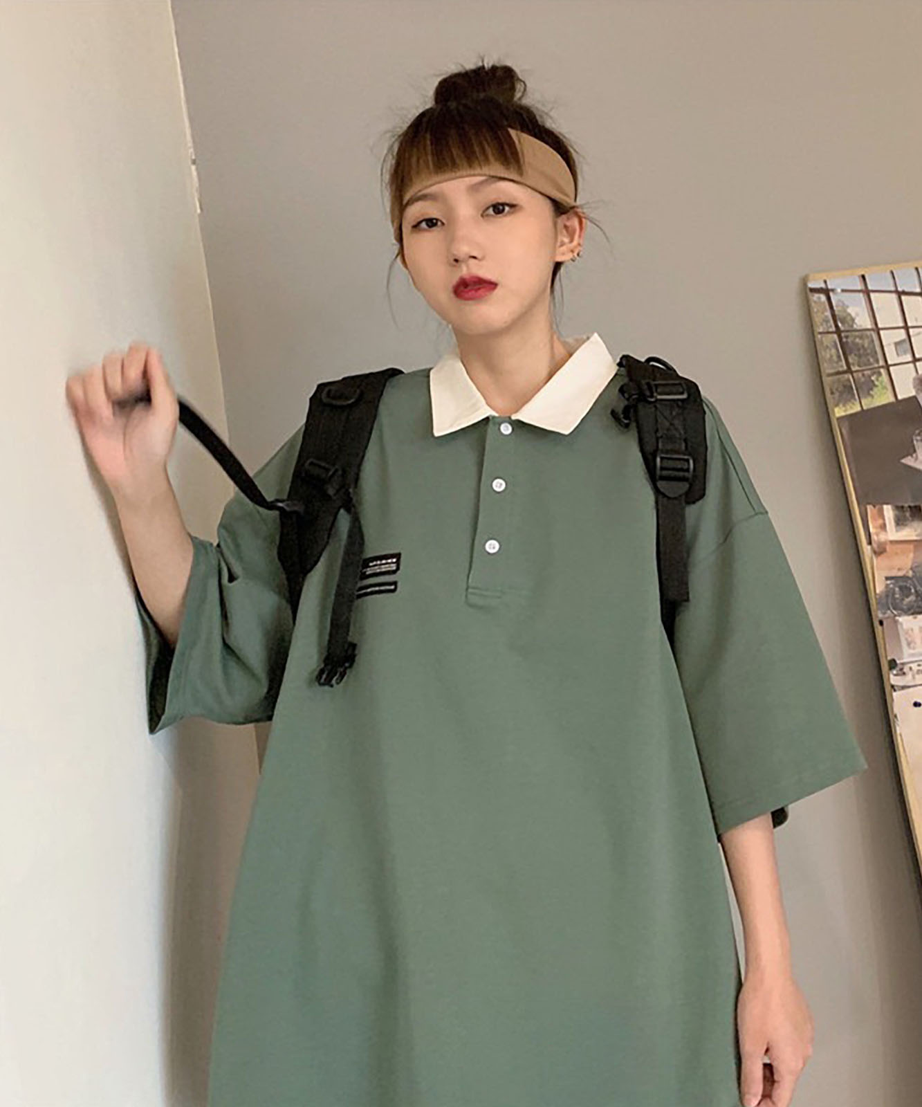 DEVICE select ミニロゴ　ポロシャツ ポロネック Tシャツ メンズ レディース ユニセックス