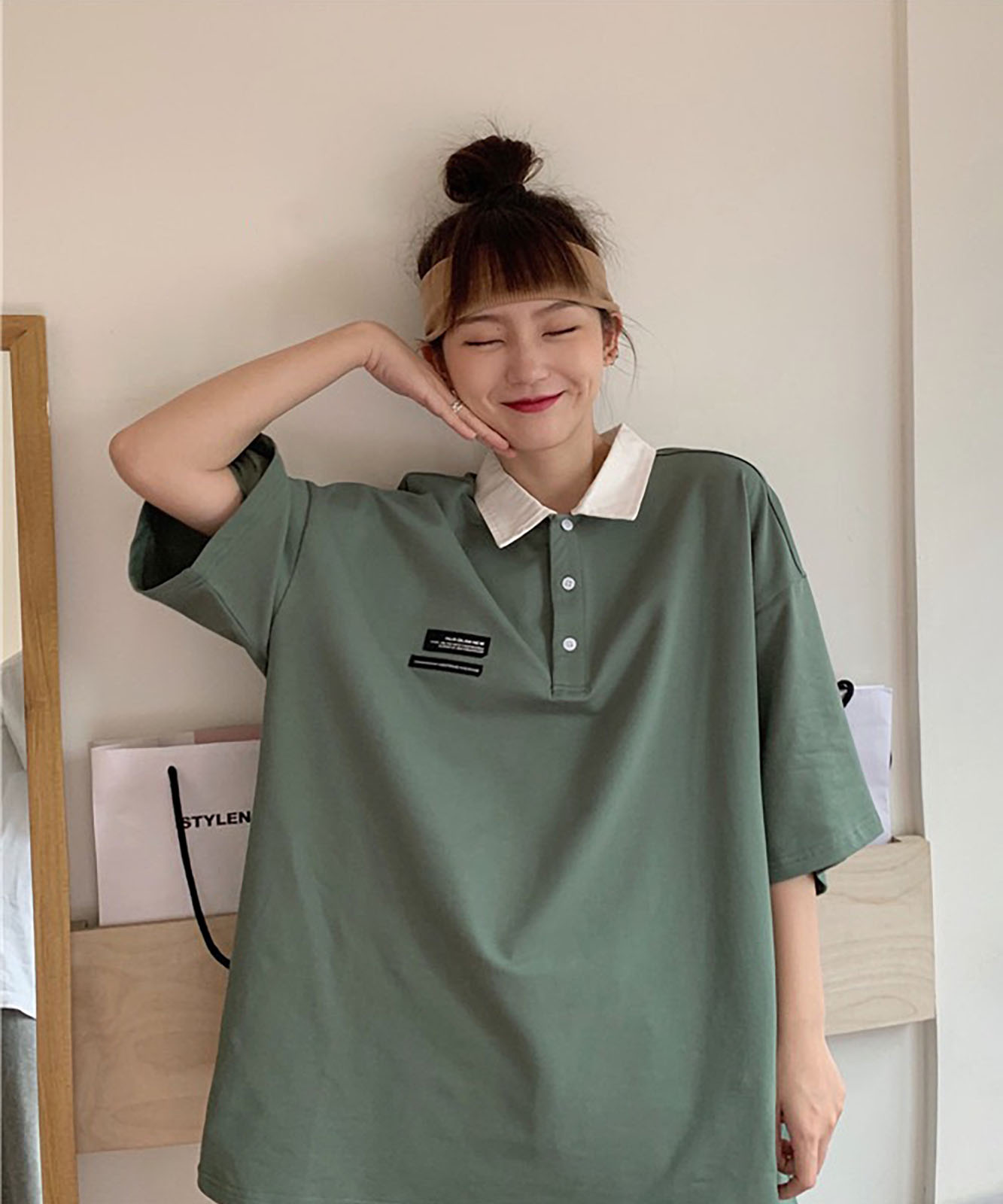 DEVICE select ミニロゴ　ポロシャツ ポロネック Tシャツ メンズ レディース ユニセックス