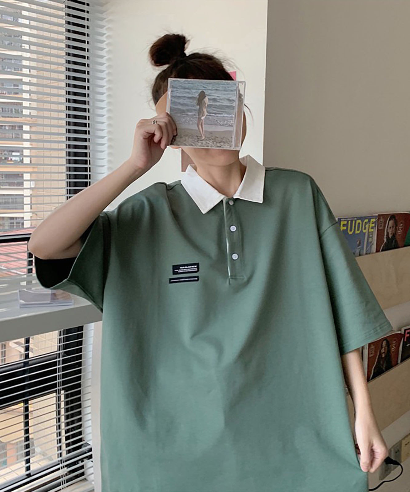 DEVICE select ミニロゴ　ポロシャツ ポロネック Tシャツ メンズ レディース ユニセックス