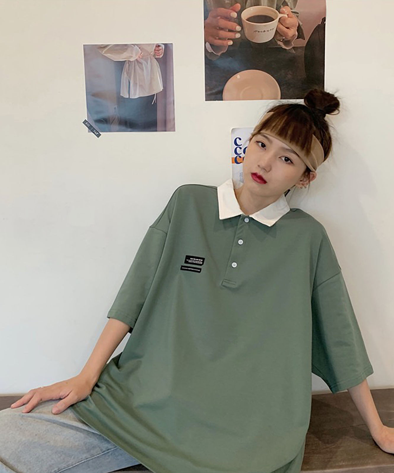 DEVICE select ミニロゴ　ポロシャツ ポロネック Tシャツ メンズ レディース ユニセックス