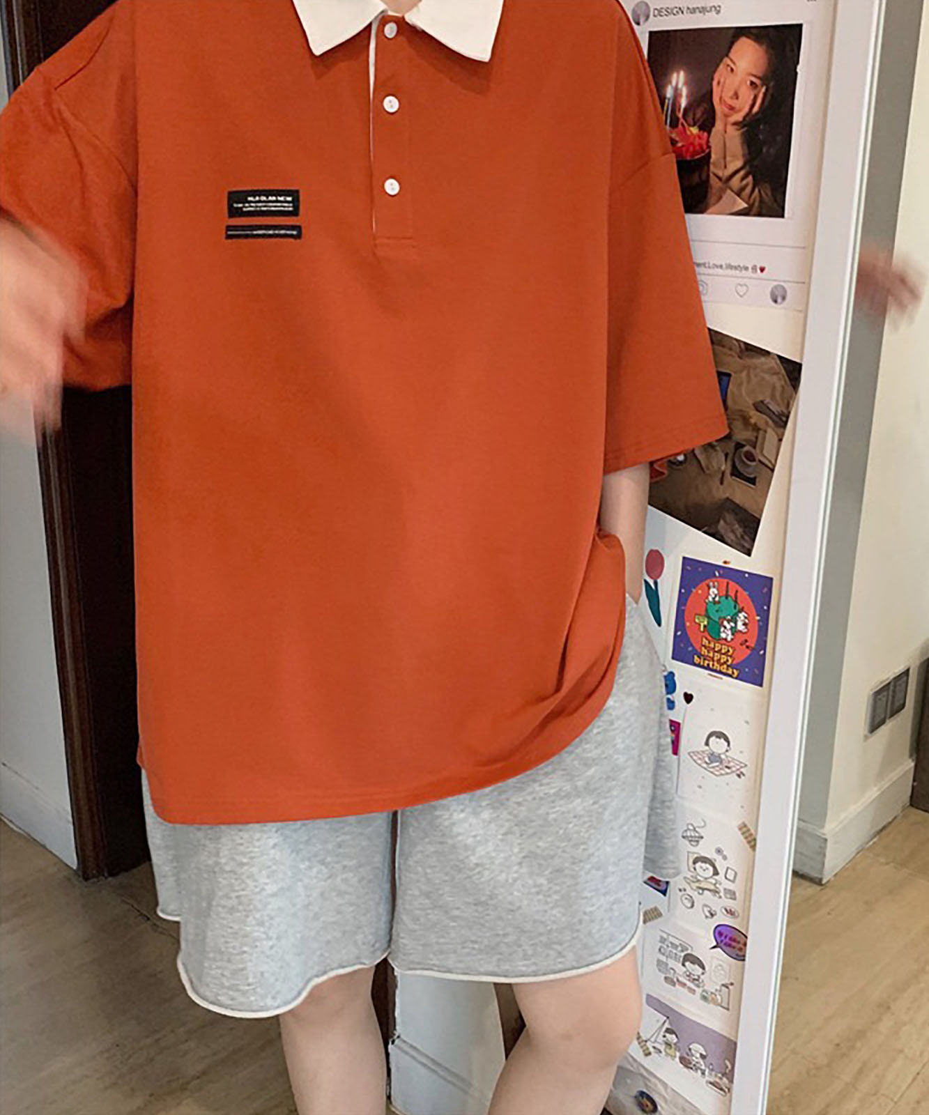 DEVICE select ミニロゴ　ポロシャツ ポロネック Tシャツ メンズ レディース ユニセックス