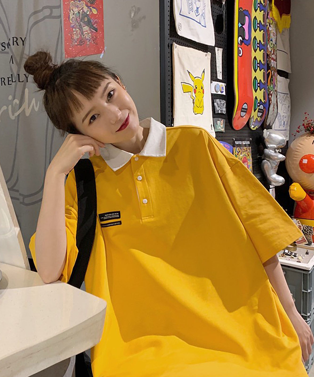 DEVICE select ミニロゴ　ポロシャツ ポロネック Tシャツ メンズ レディース ユニセックス