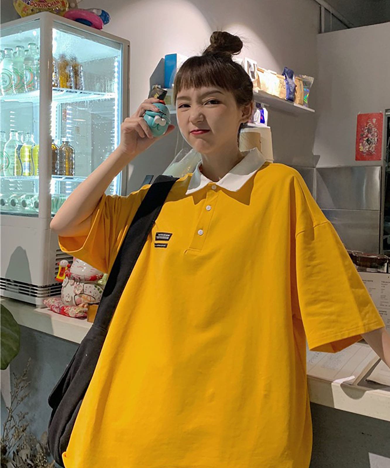 DEVICE select ミニロゴ　ポロシャツ ポロネック Tシャツ メンズ レディース ユニセックス