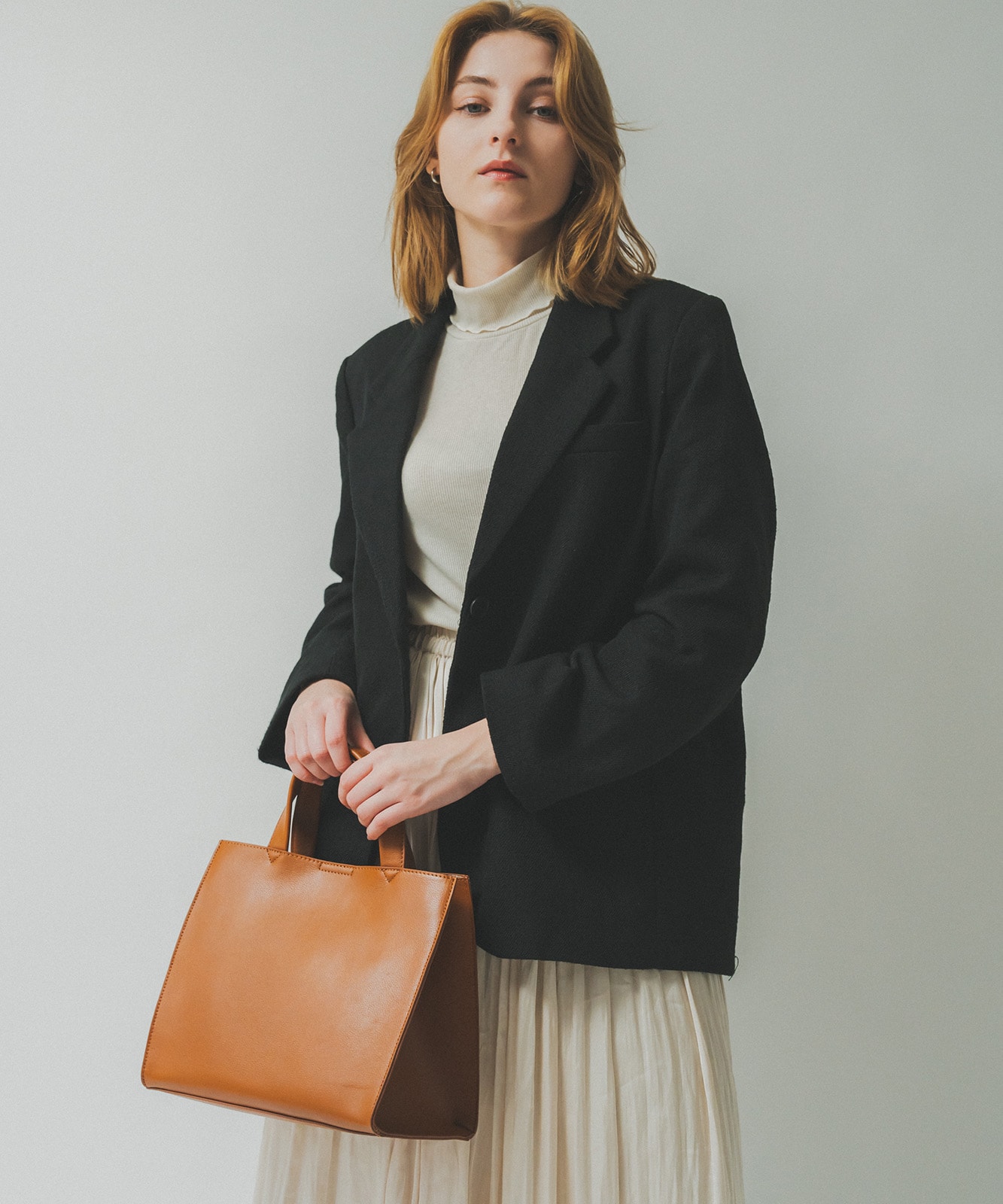 【 Rename 】 カウレザー スクエア ミニトートバッグ 本革 レディース メンズ ユニセックス おしゃれ 通勤 通学 ママバッグ RTL23089