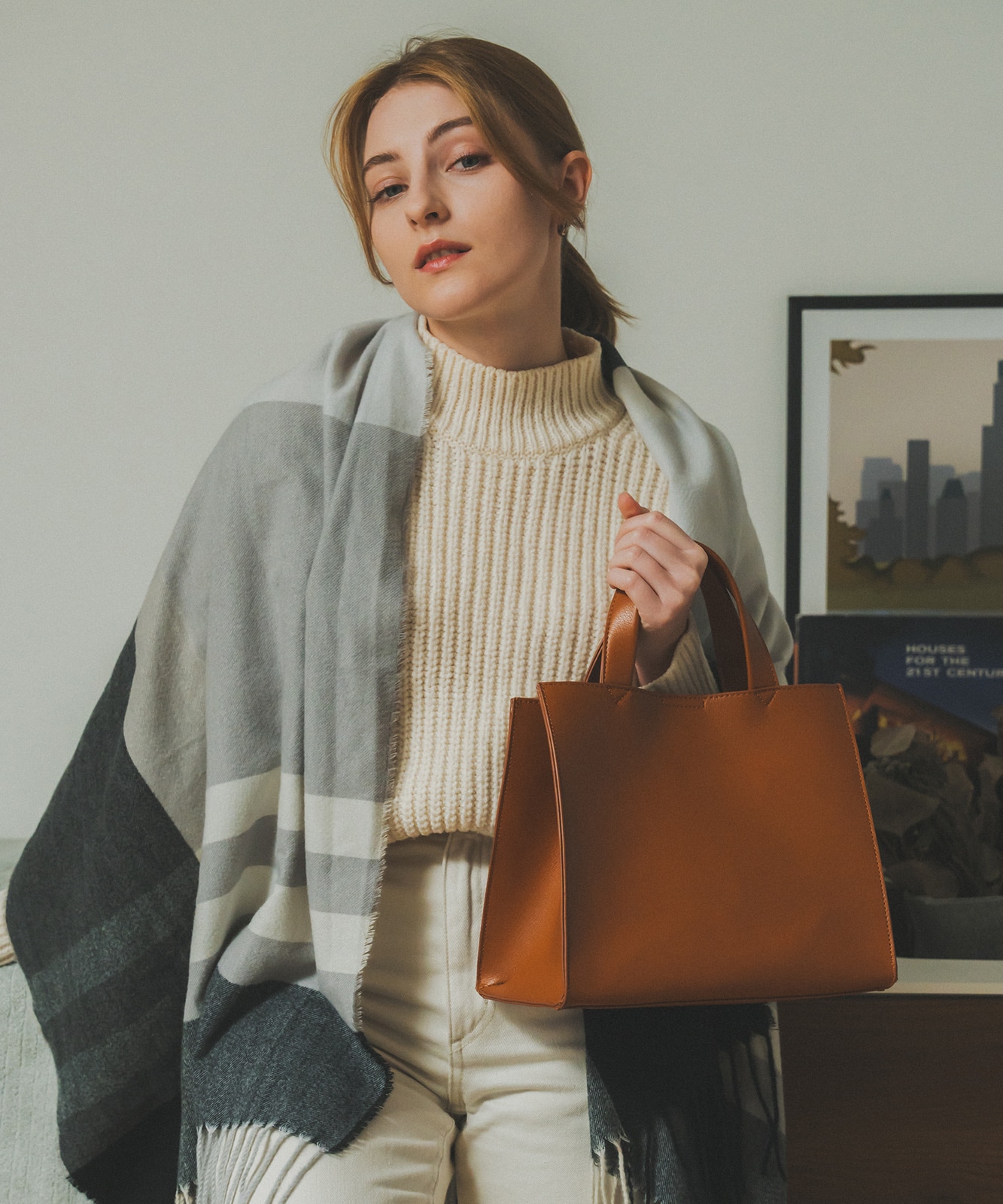 【 Rename 】 カウレザー スクエア ミニトートバッグ 本革 レディース メンズ ユニセックス おしゃれ 通勤 通学 ママバッグ RTL23089