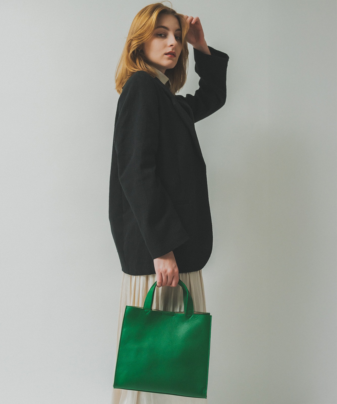 【 Rename 】 カウレザー スクエア ミニトートバッグ 本革 レディース メンズ ユニセックス おしゃれ 通勤 通学 ママバッグ RTL23089