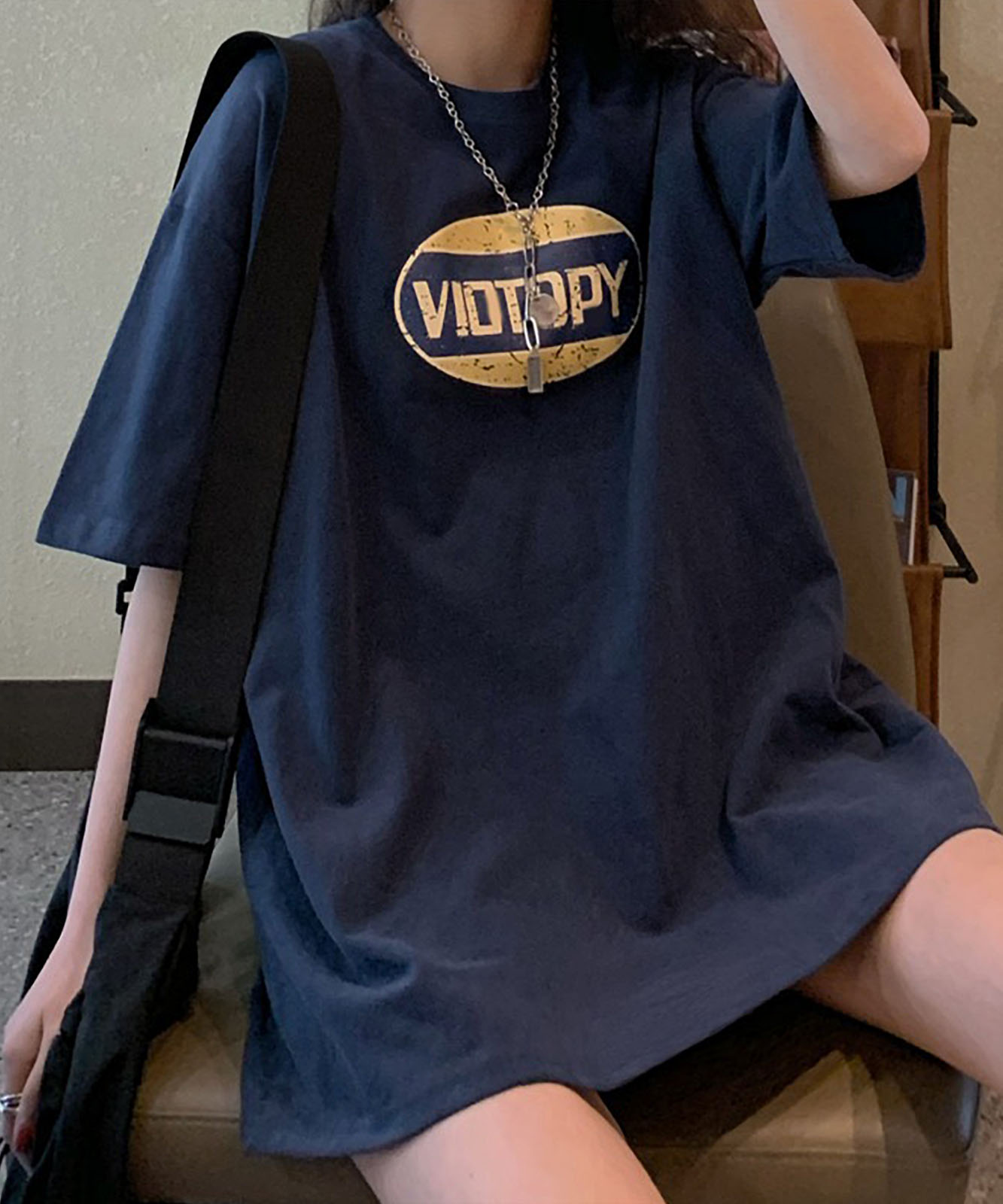 DEVICE select ビッグシルエット プリントTシャツ メンズ