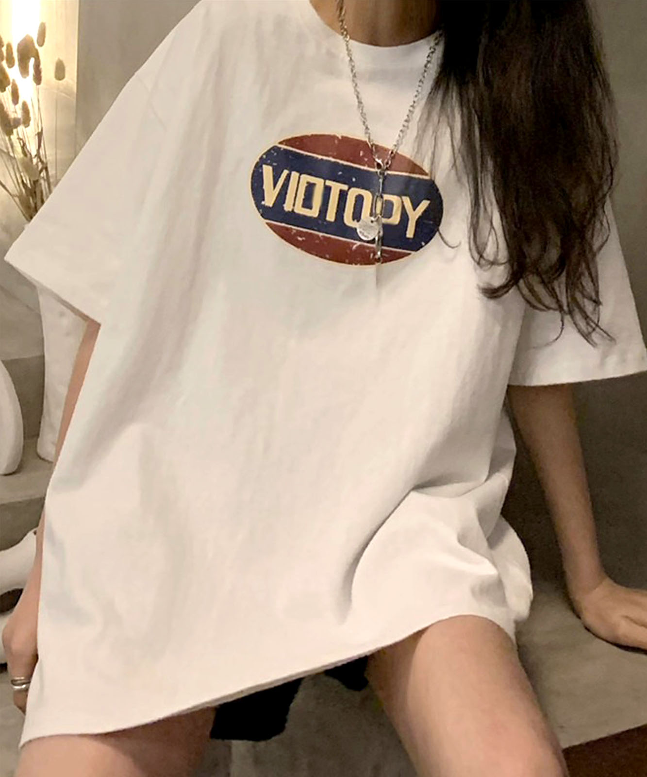 DEVICE select ビッグシルエット プリントTシャツ メンズ レディース