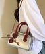 【 DEVICE select 】 モチーフチャーム付き シルバー ミニバッグ 韓国ファッション 2way ショルダーバッグ ハンドバッグ レディース Y2K ストリート TA1278