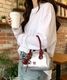 【 DEVICE select 】 モチーフチャーム付き シルバー ミニバッグ 韓国ファッション 2way ショルダーバッグ ハンドバッグ レディース Y2K ストリート TA1278