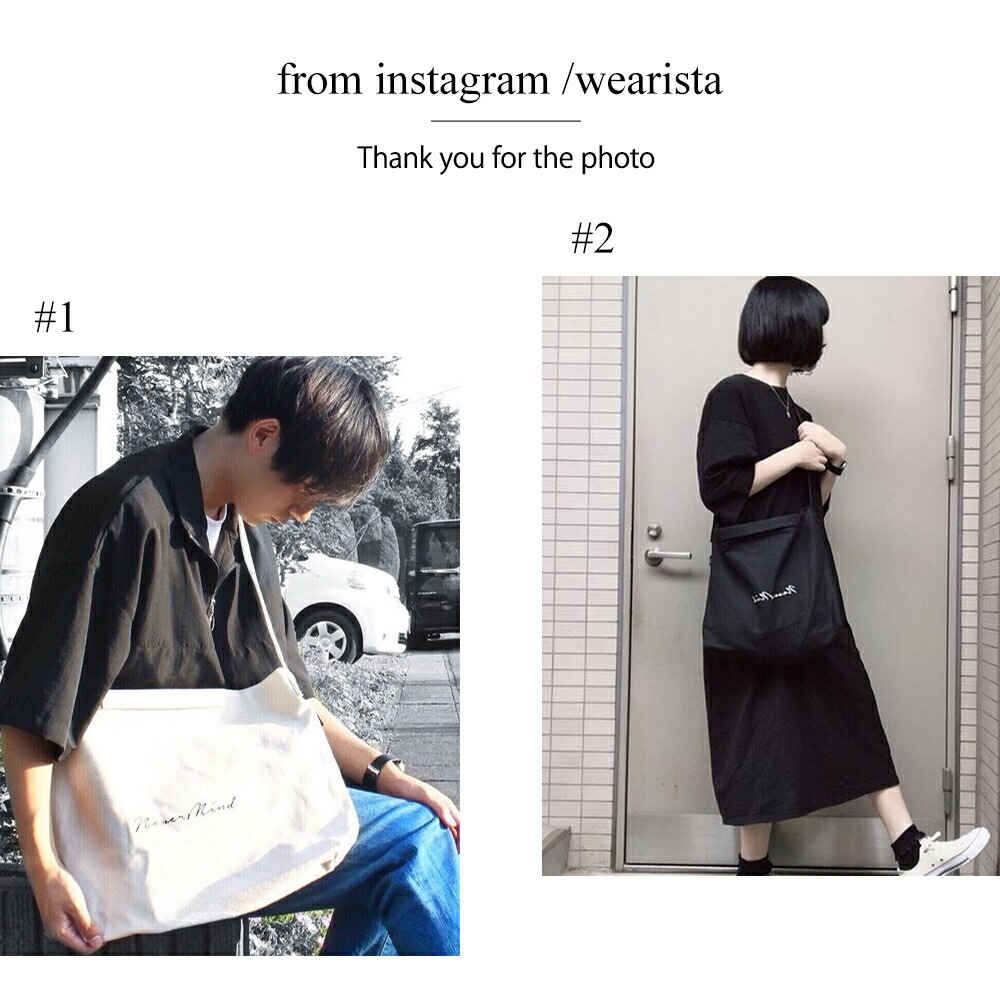 Rename プリントハンプ ロゴショルダーバッグ