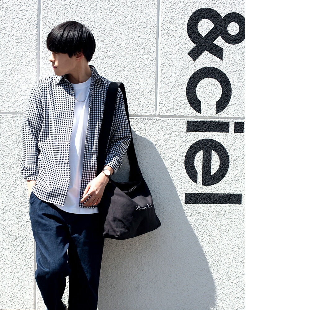 Rename プリントハンプ ロゴショルダーバッグ