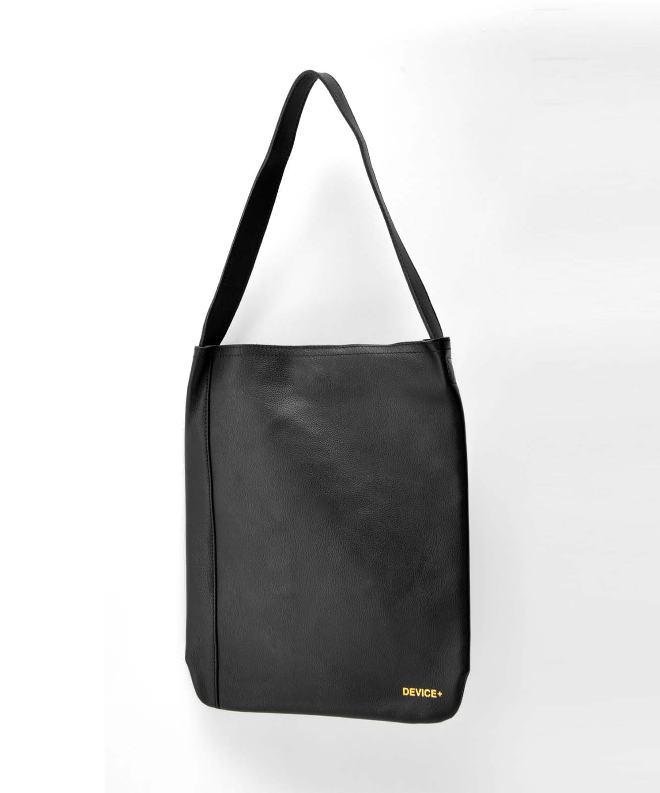 DEVICE＋　 カウレザー オリジナルロゴ ショルダーバッグ 