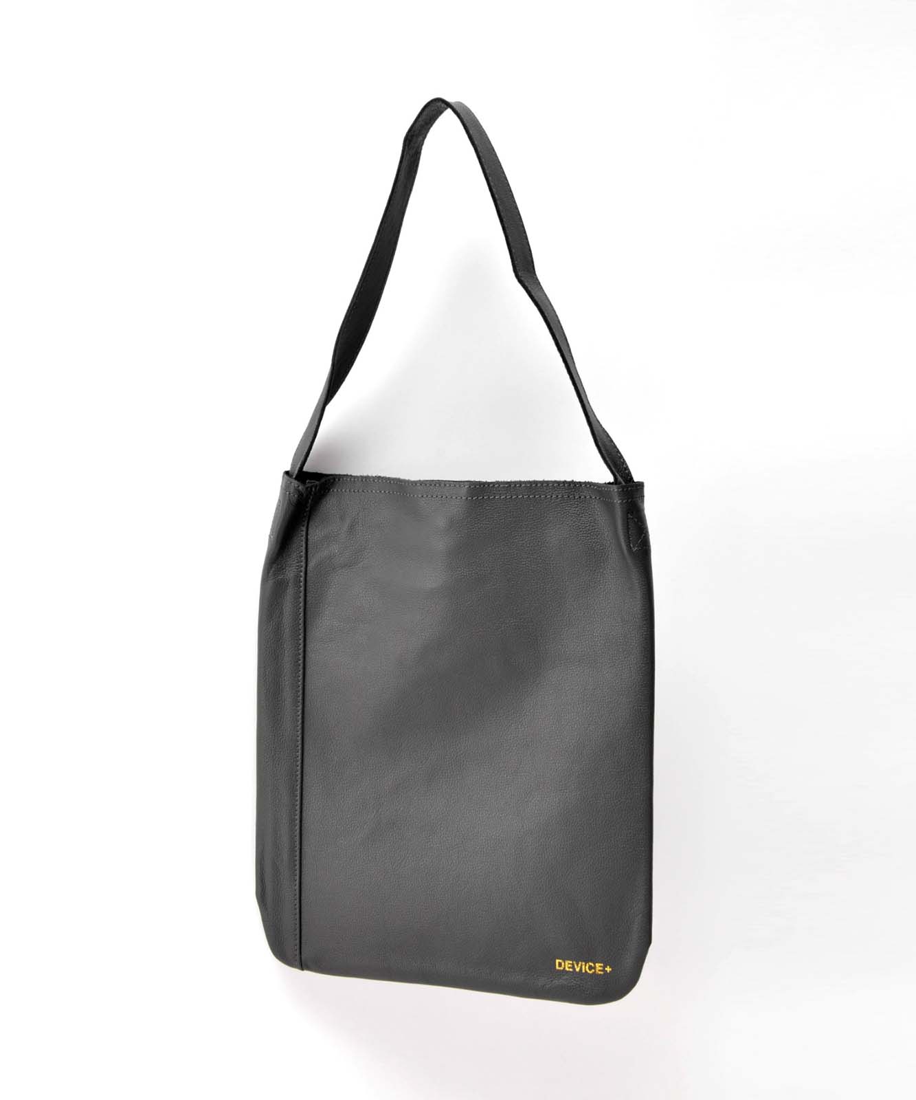 DEVICE＋　 カウレザー オリジナルロゴ ショルダーバッグ 