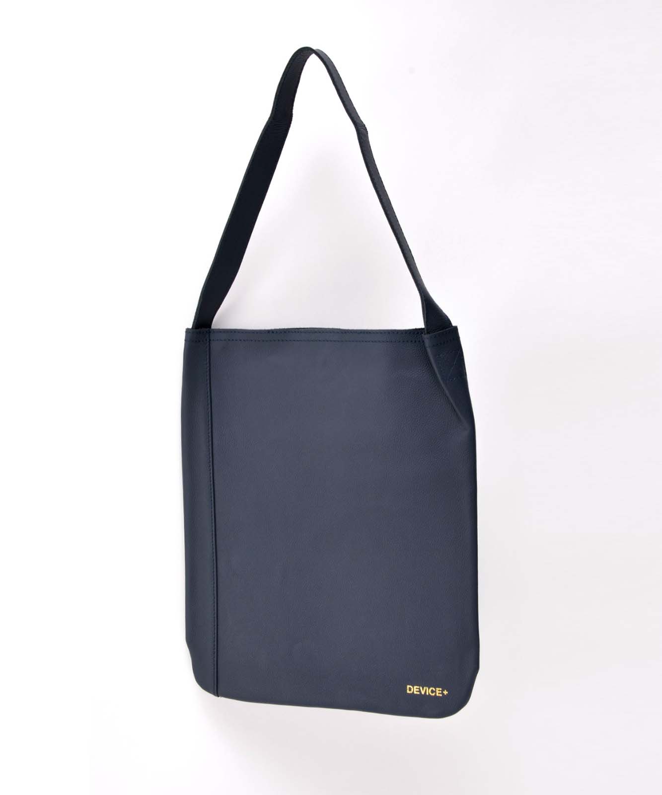 DEVICE＋　 カウレザー オリジナルロゴ ショルダーバッグ 