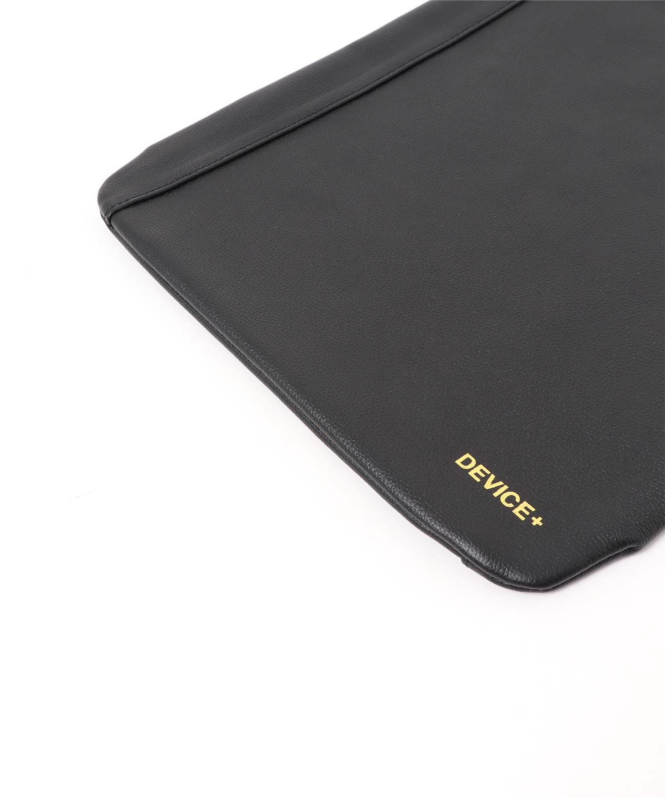 DEVICE＋　 カウレザー オリジナルロゴ ショルダーバッグ 