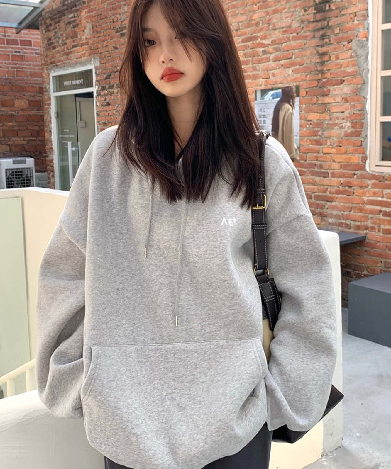 DEVICE select フロント ミニロゴ プルオーバー パーカー メンズ レディース ユニセックス