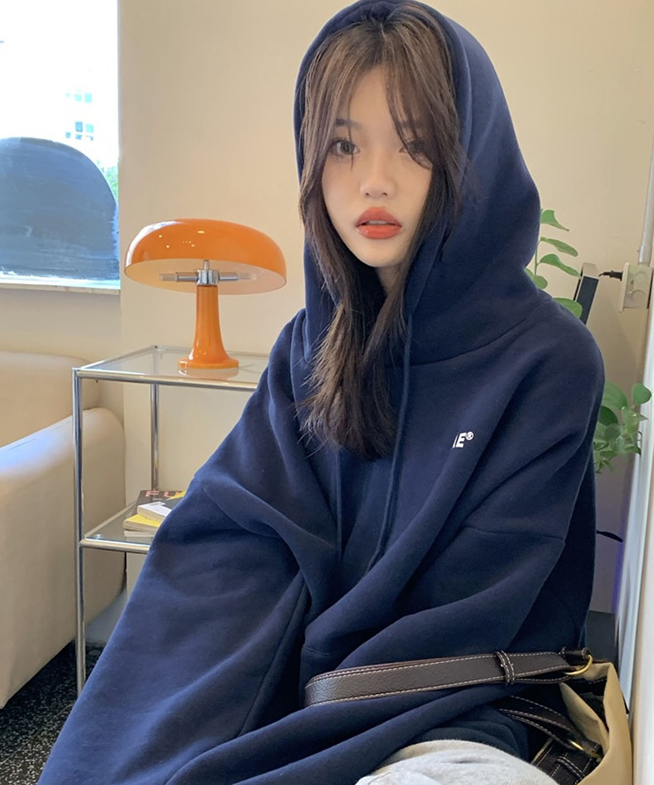 DEVICE select フロント ミニロゴ プルオーバー パーカー メンズ レディース ユニセックス