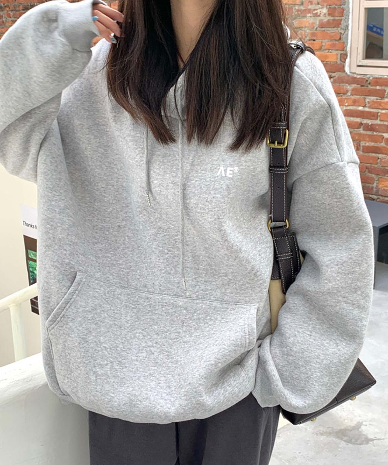 DEVICE select フロント ミニロゴ プルオーバー パーカー メンズ レディース ユニセックス